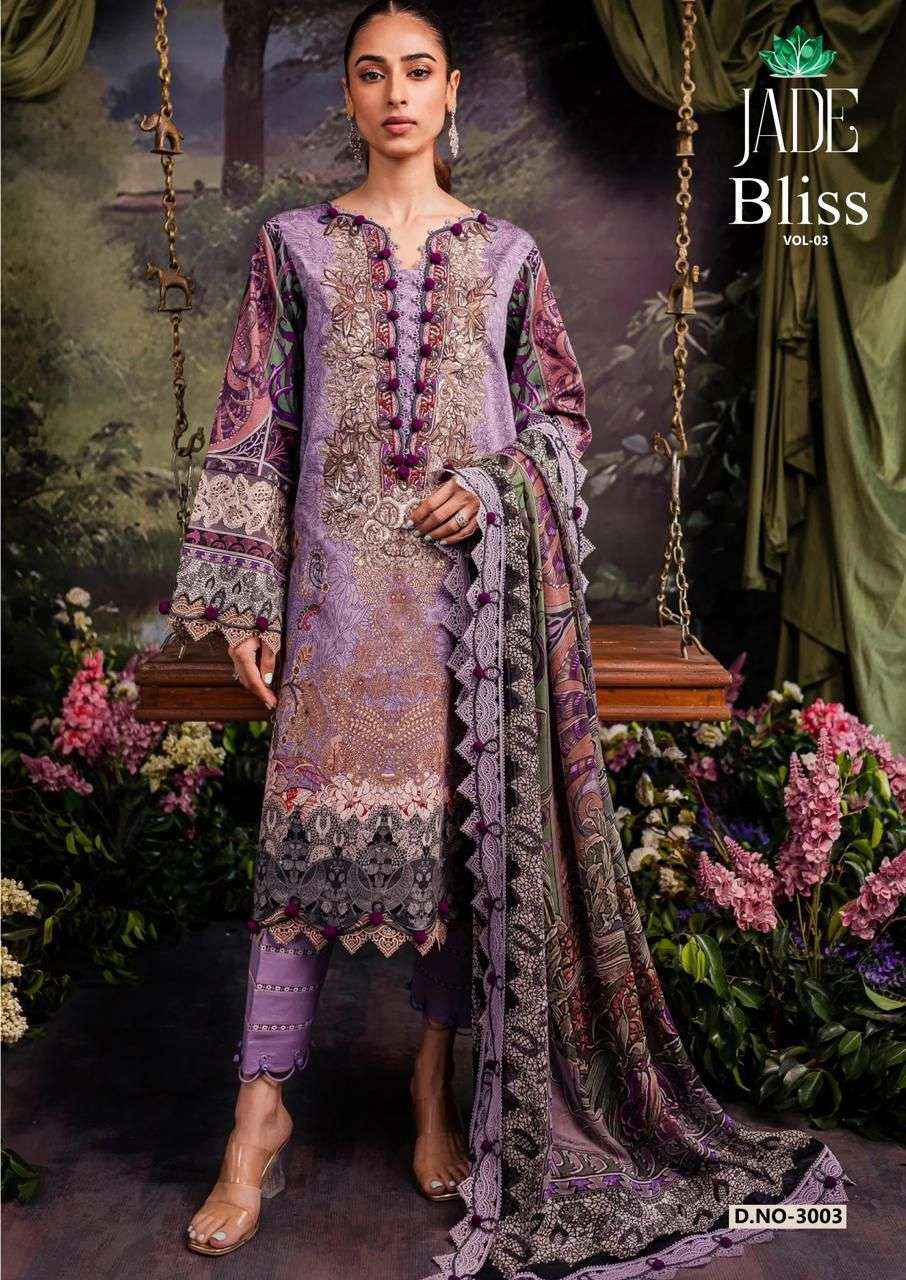 NAND GOPAL JADE BLISS VOL 3 COTTON DIGITAL PRINT SUITS ( 8 PCS CATALOG )