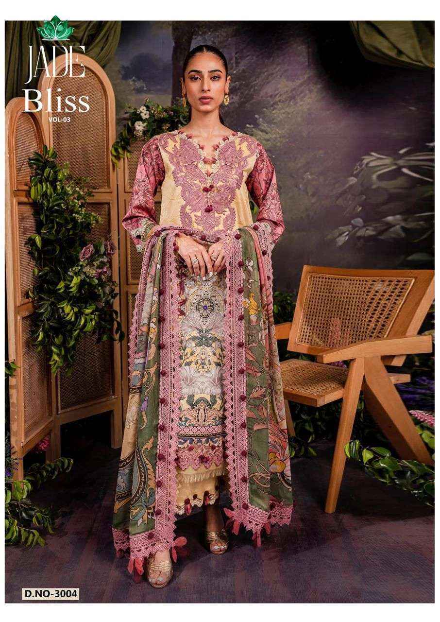 NAND GOPAL JADE BLISS VOL 3 COTTON DIGITAL PRINT SUITS ( 8 PCS CATALOG )