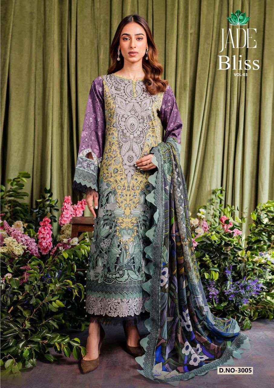 NAND GOPAL JADE BLISS VOL 3 COTTON DIGITAL PRINT SUITS ( 8 PCS CATALOG )