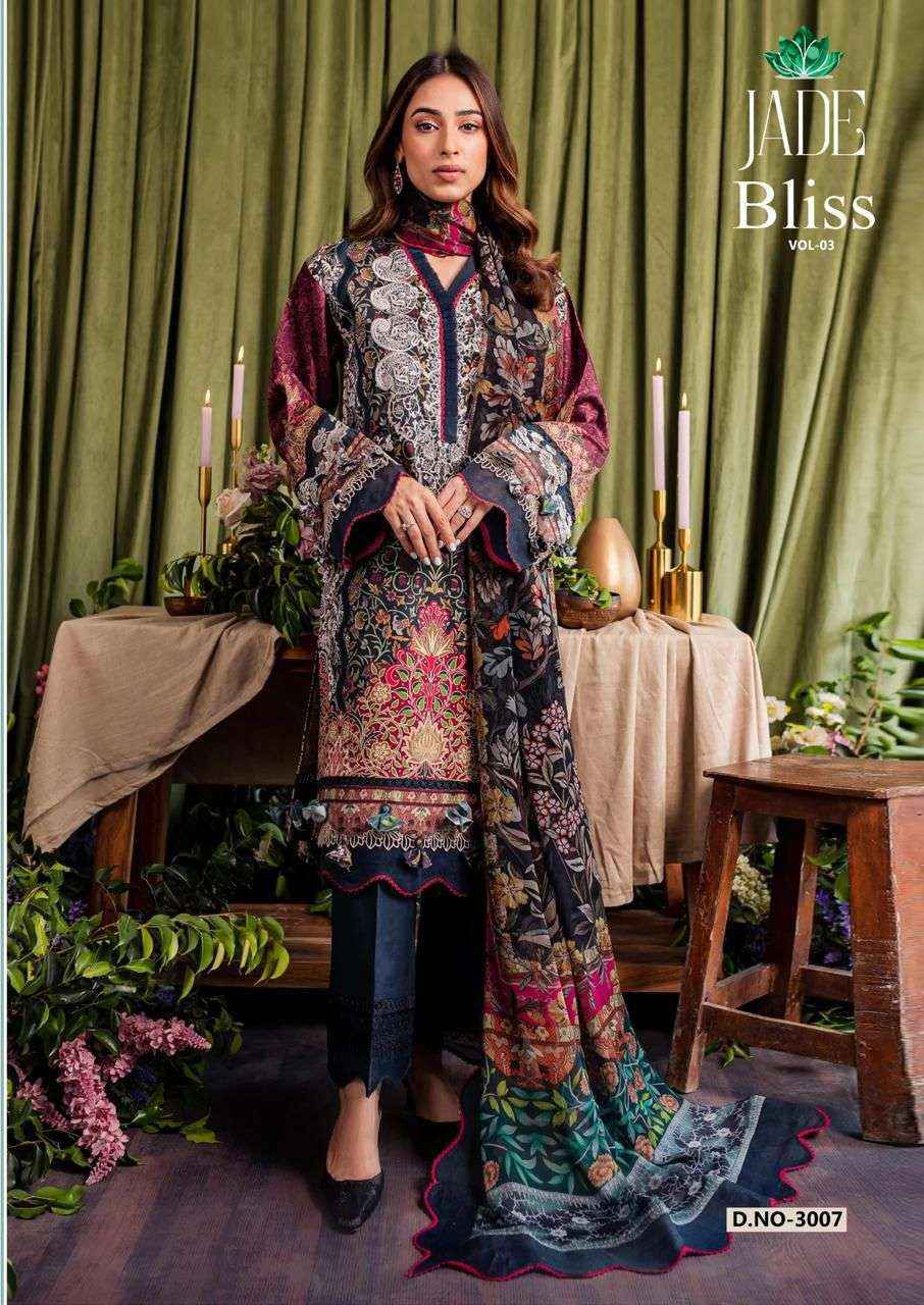 NAND GOPAL JADE BLISS VOL 3 COTTON DIGITAL PRINT SUITS ( 8 PCS CATALOG )