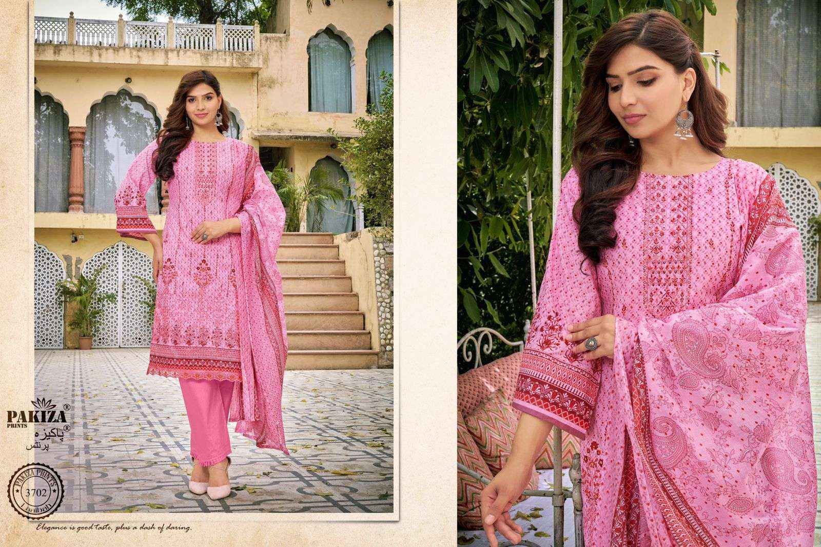 PAKIZA PRINTS LAAIBAH VOL 37 LAWN COTTON KASHMIRI EMBROIDERY SUITS ( 10 PCS CATALOG )