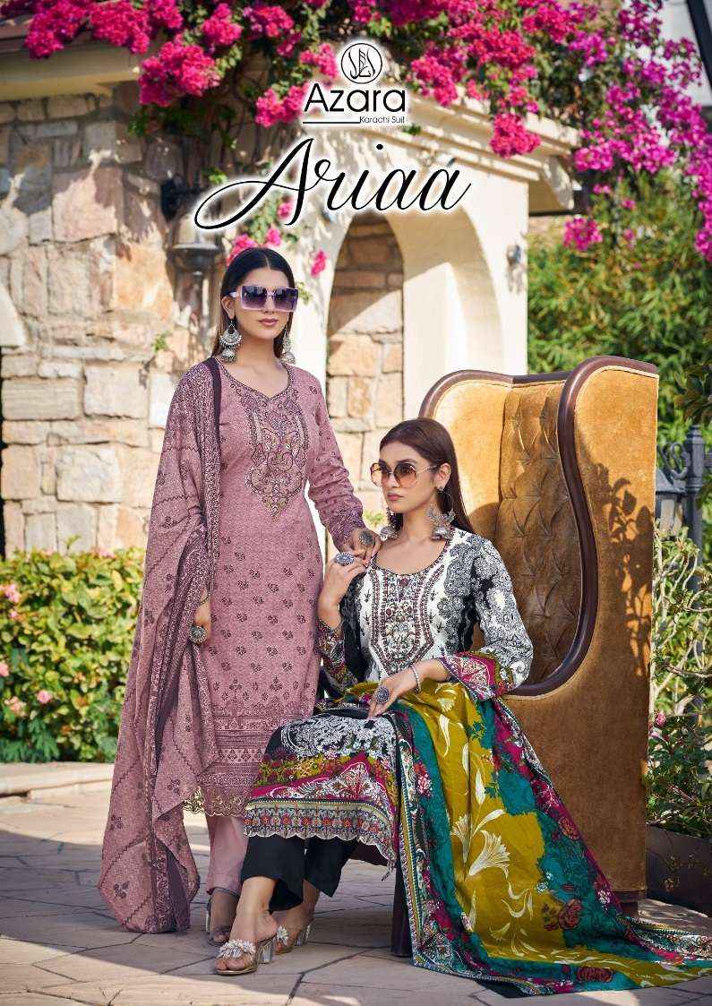 RADHIKA FASHION AZARA ARIAA COTTON SALWAR SUIT ( 6 PCS CATALOG )