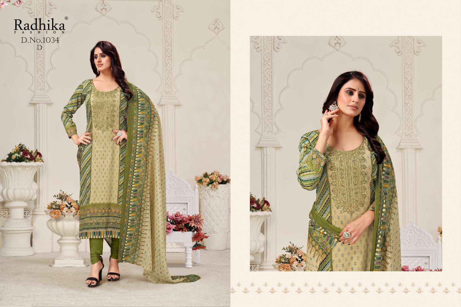 RADHIKA FASHION AZARA MUSSARET VOL 25 JAM COTTON SUITS ( 4 PCS CATALOG )