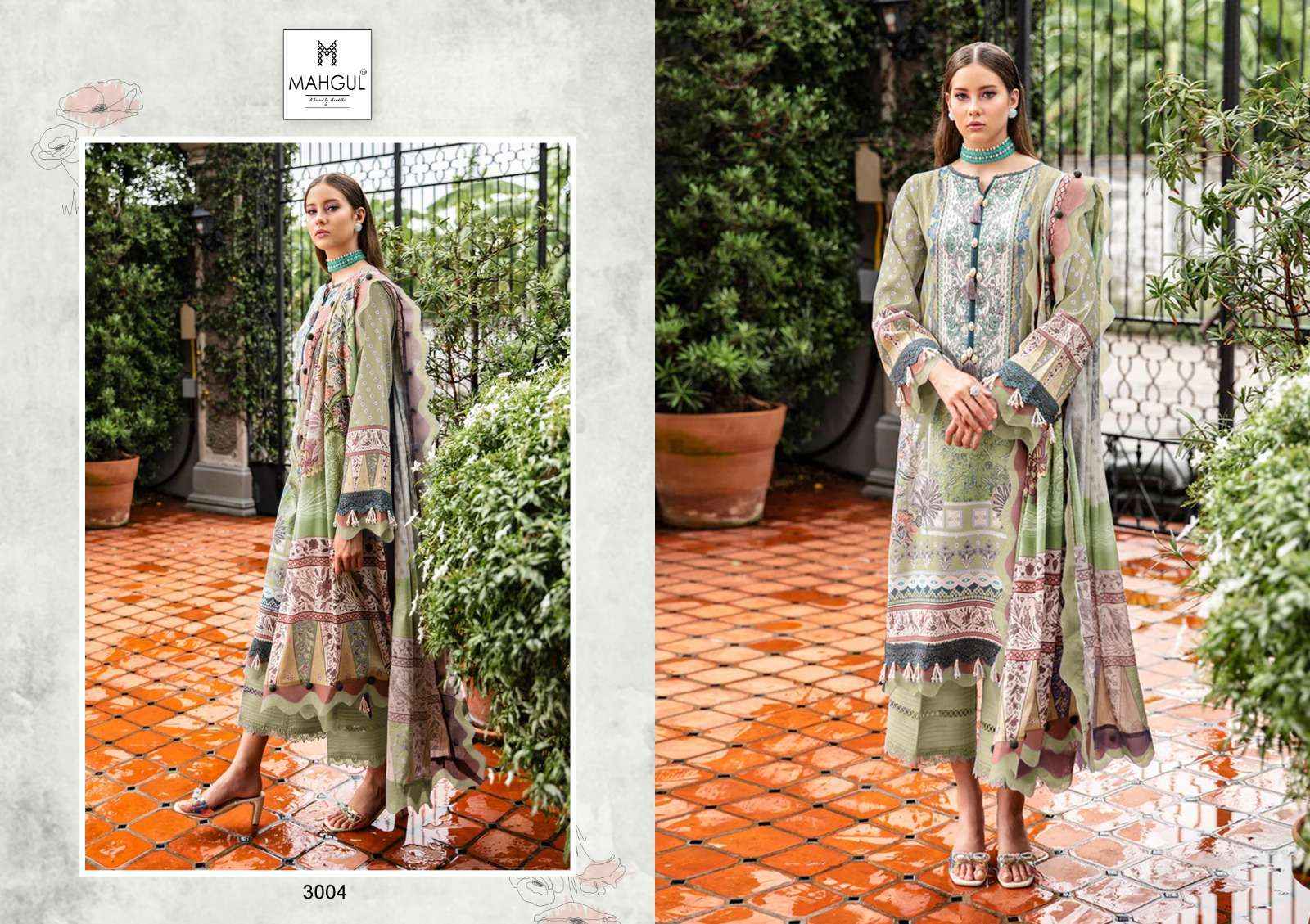 SHARADDHA NX MAHGUL QUEEN COURT VOL 3 LAWN COTTON SUIT ( 4 PCS CATALOG ) COTTON DUPATTA