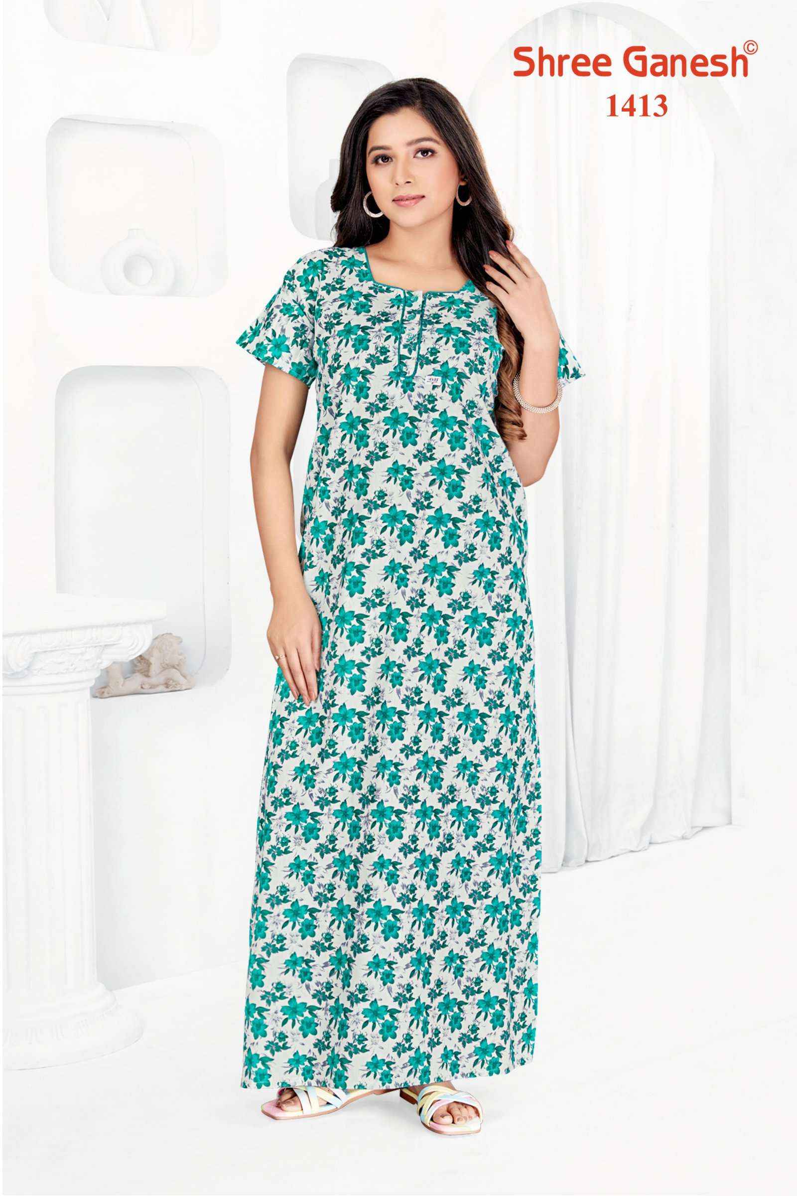 SHREE GANESH KALKI VOL 1 LADIES NIGHTY GOWN ( 25 PCS CATALOG )