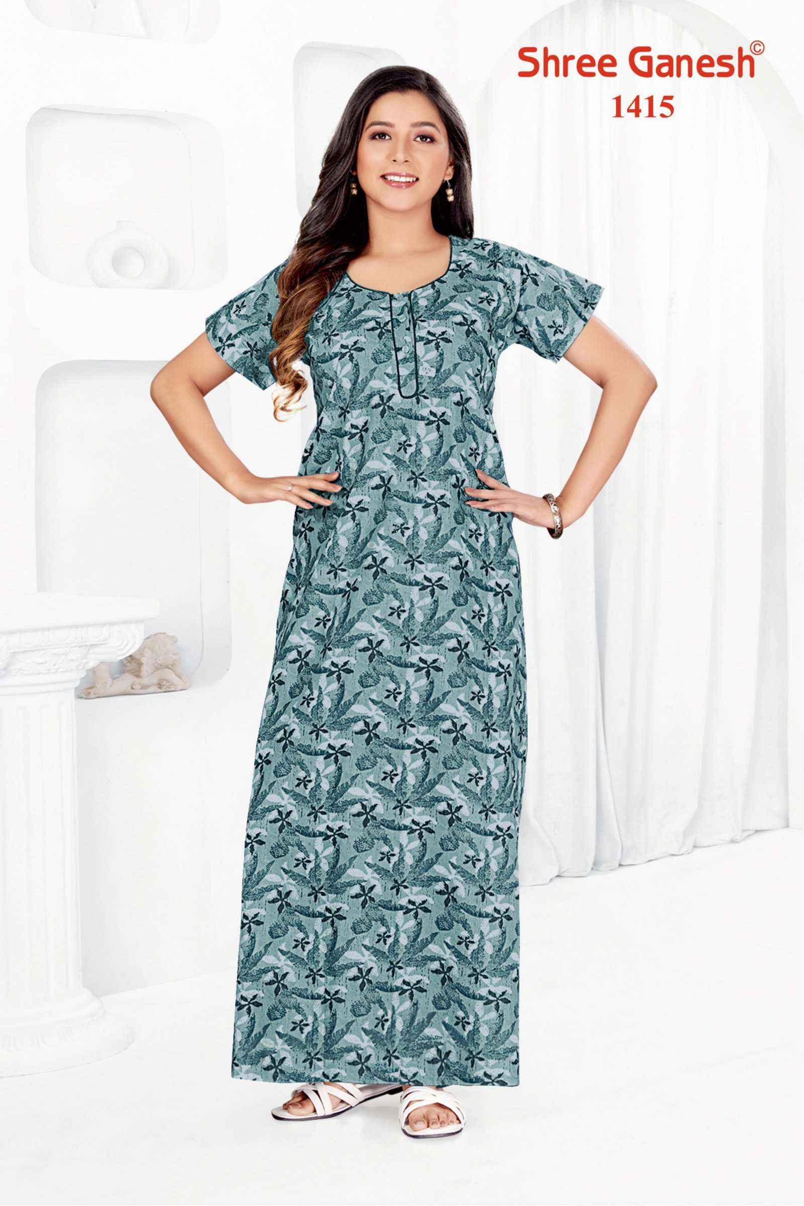 SHREE GANESH KALKI VOL 1 LADIES NIGHTY GOWN ( 25 PCS CATALOG )