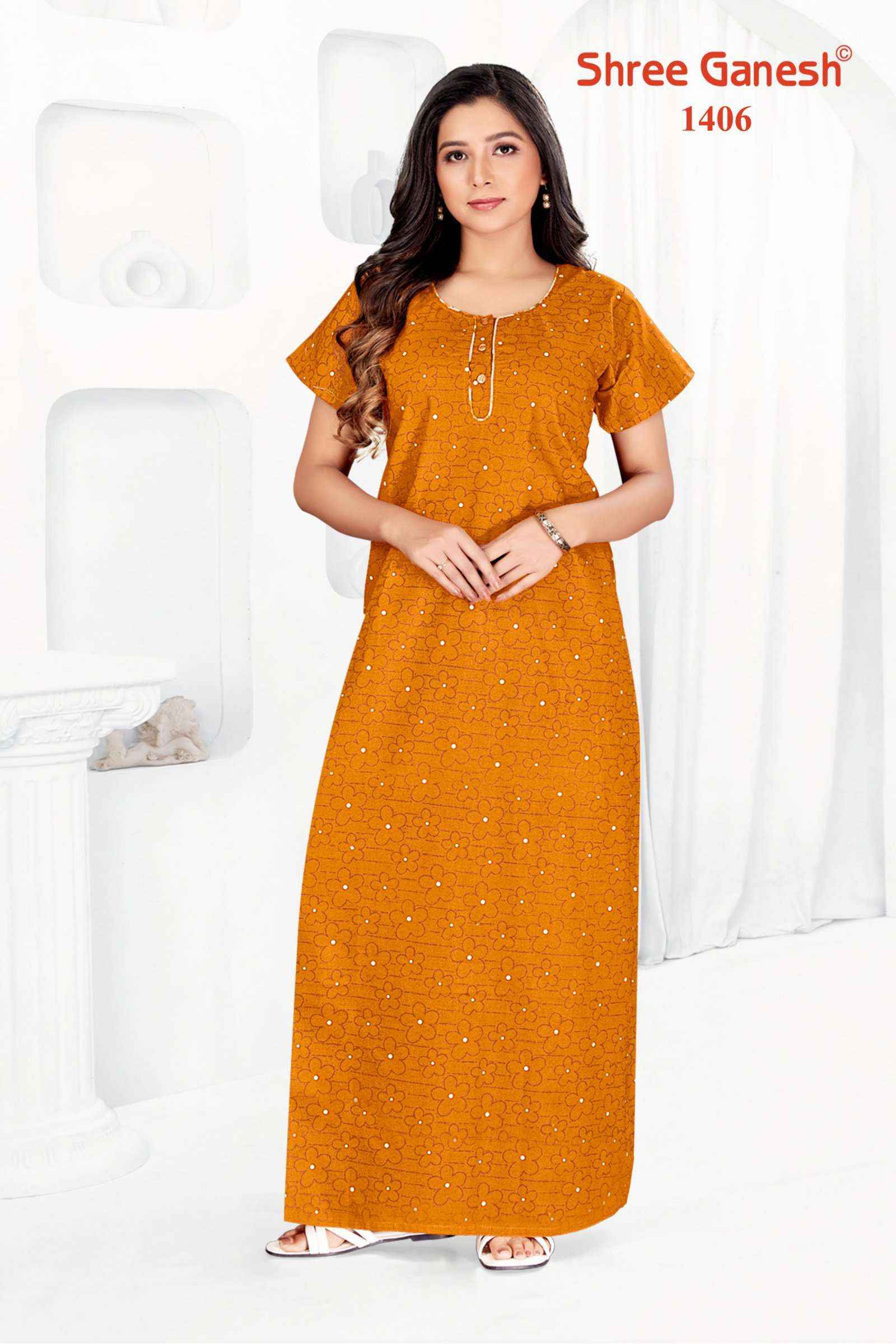 SHREE GANESH KALKI VOL 1 LADIES NIGHTY GOWN ( 25 PCS CATALOG )