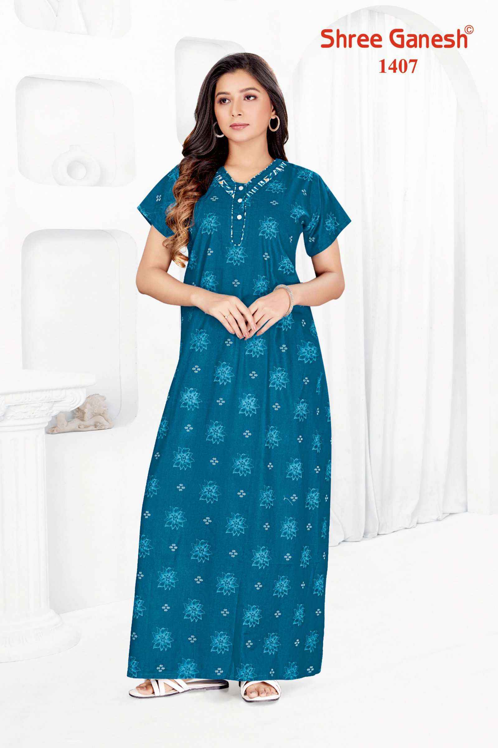 SHREE GANESH KALKI VOL 1 LADIES NIGHTY GOWN ( 25 PCS CATALOG )