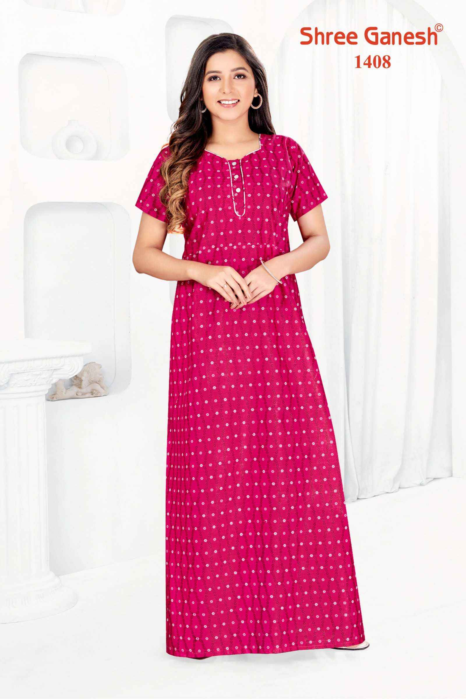 SHREE GANESH KALKI VOL 1 LADIES NIGHTY GOWN ( 25 PCS CATALOG )