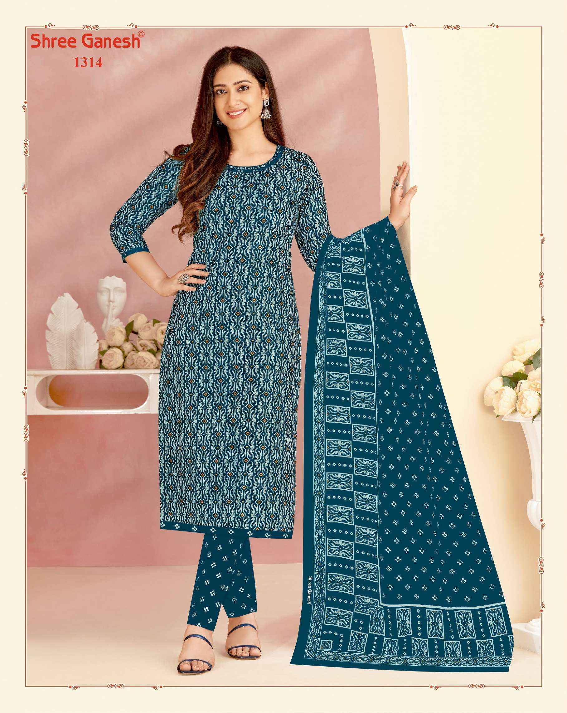 SHREE GANESH VAANI VOL 3 JAIPURI PURE COTTON SUITS ( 20 PCS CATALOG )