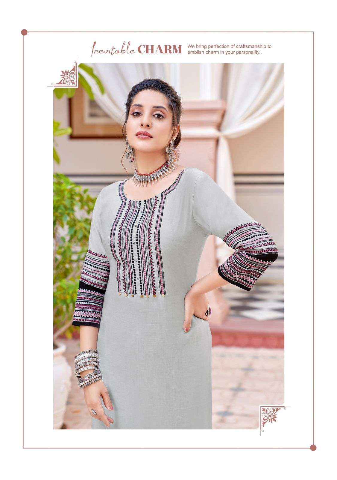 Wooglee Salonee Vol 5 Online Designer Kurtis Catalog ( 6 Pcs Catalog )