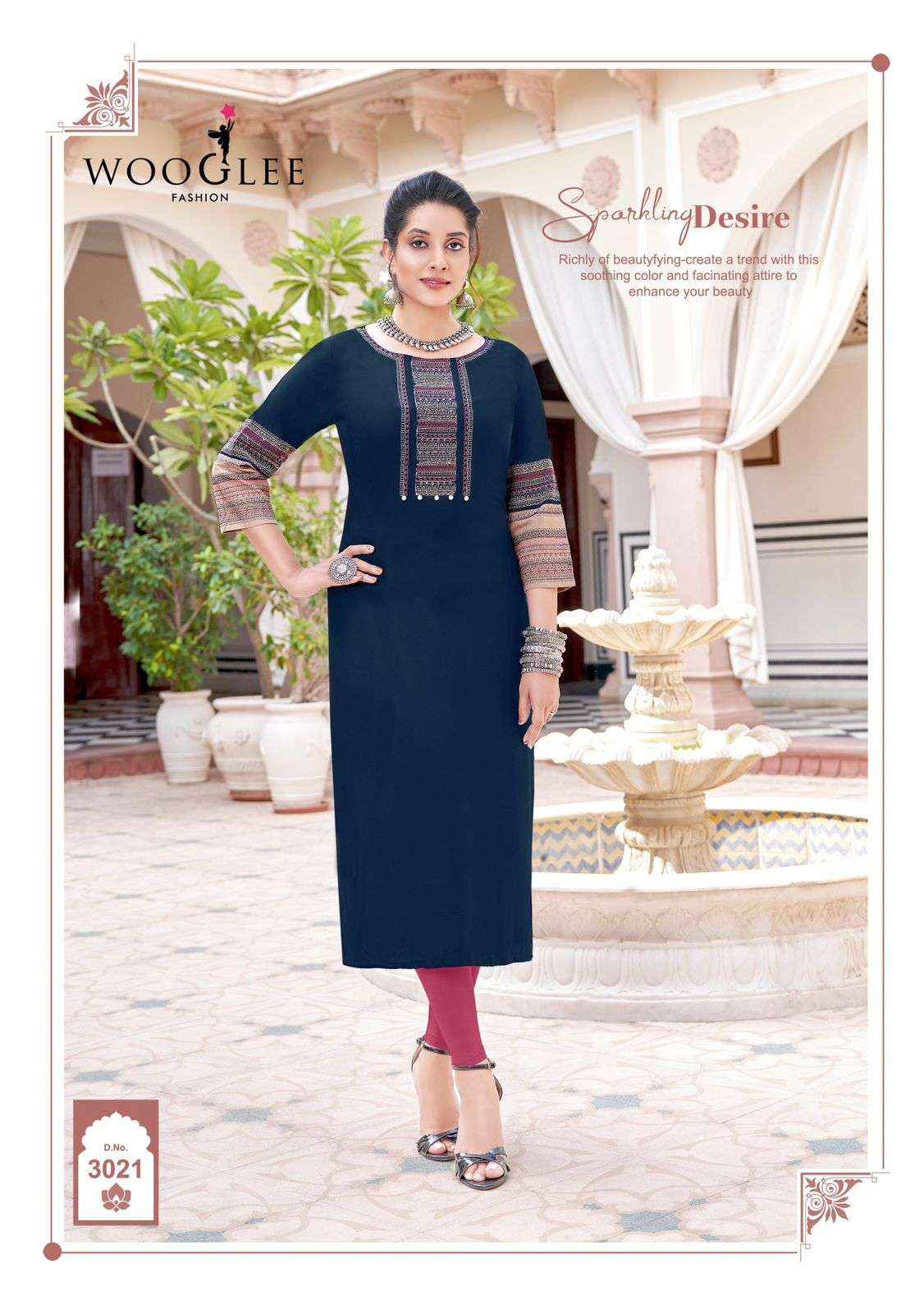 Wooglee Salonee Vol 5 Online Designer Kurtis Catalog ( 6 Pcs Catalog )