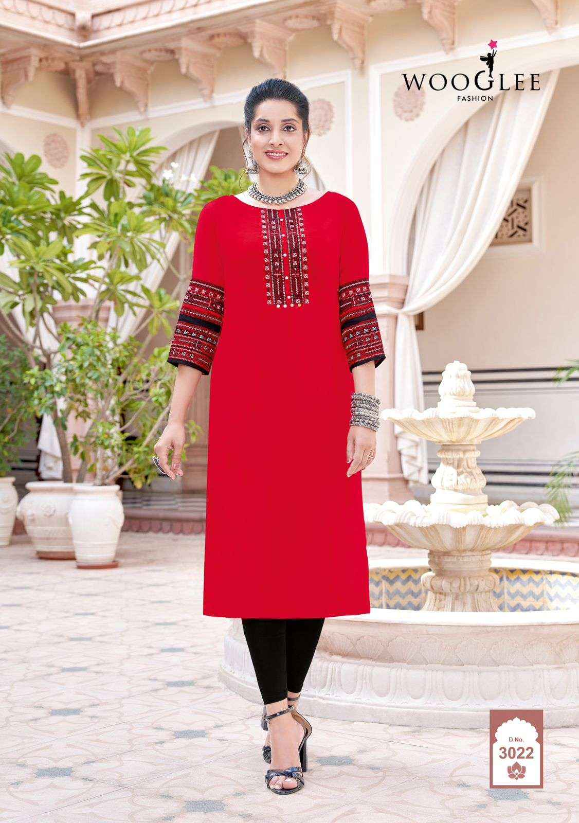 Wooglee Salonee Vol 5 Online Designer Kurtis Catalog ( 6 Pcs Catalog )