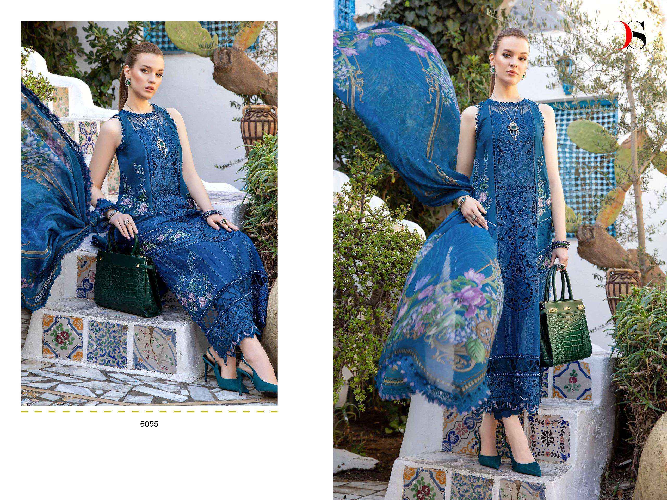 DEEPSY SUITS MARIA B VOYAGE LAWN 24 NX PAKISTANI DRESS MATERIAL ( 3 PCS CATALOG )