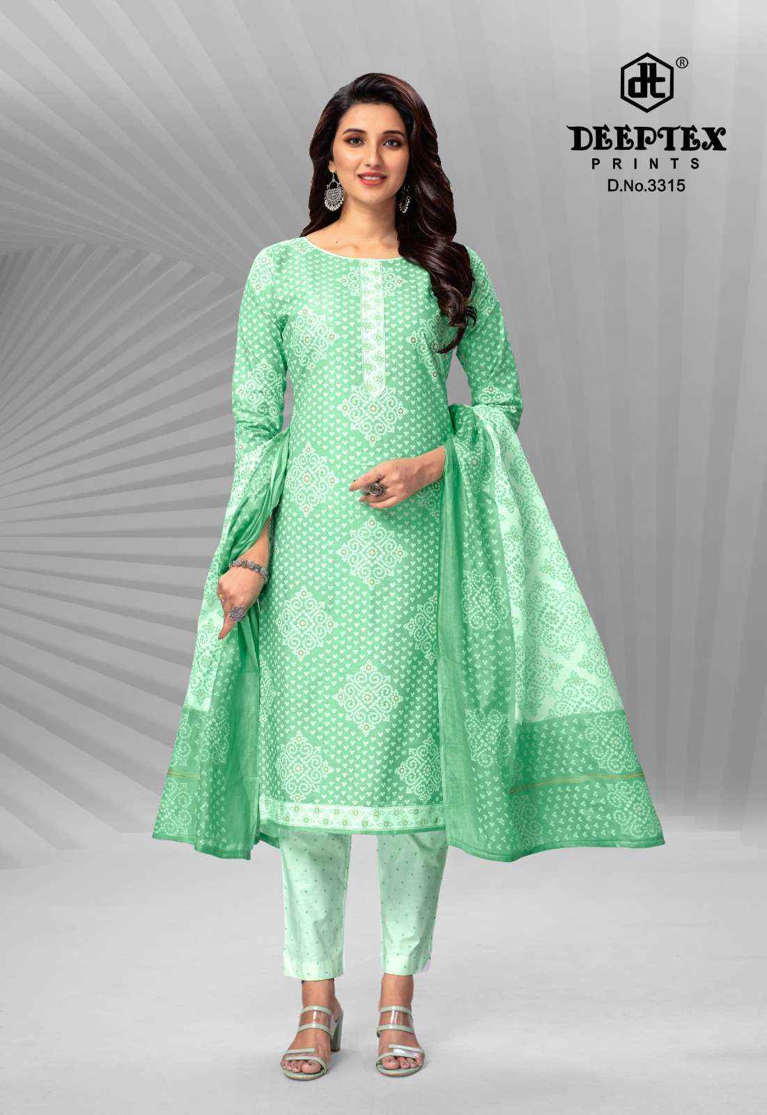 DEEPTEX PRINTS CHIEF GUEST VOL 33 PURE COTTON SALWAR KAMEEZ ( 15 PCS CATALOG )