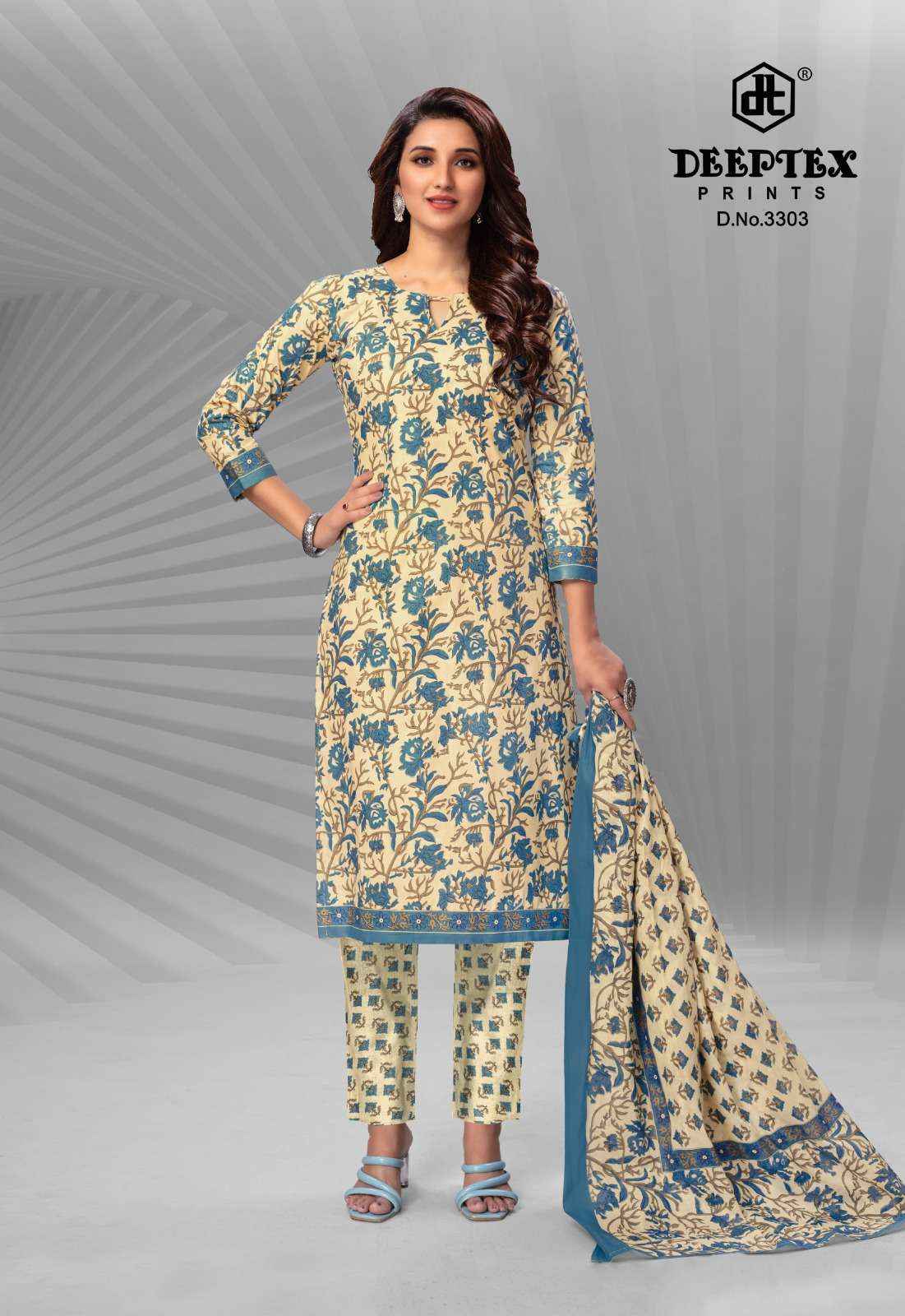 DEEPTEX PRINTS CHIEF GUEST VOL 33 PURE COTTON SALWAR KAMEEZ ( 15 PCS CATALOG )