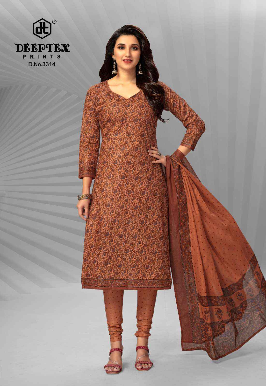 DEEPTEX PRINTS CHIEF GUEST VOL 33 PURE COTTON SALWAR KAMEEZ ( 15 PCS CATALOG )