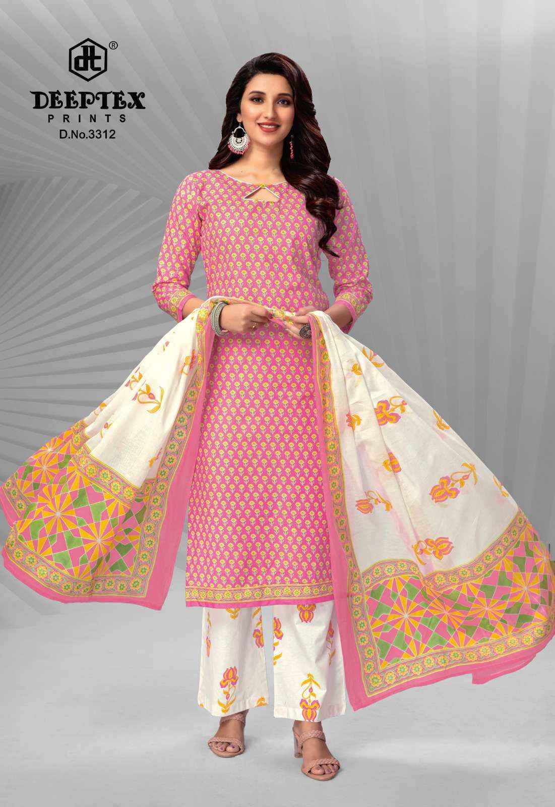 DEEPTEX PRINTS CHIEF GUEST VOL 33 PURE COTTON SALWAR KAMEEZ ( 15 PCS CATALOG )