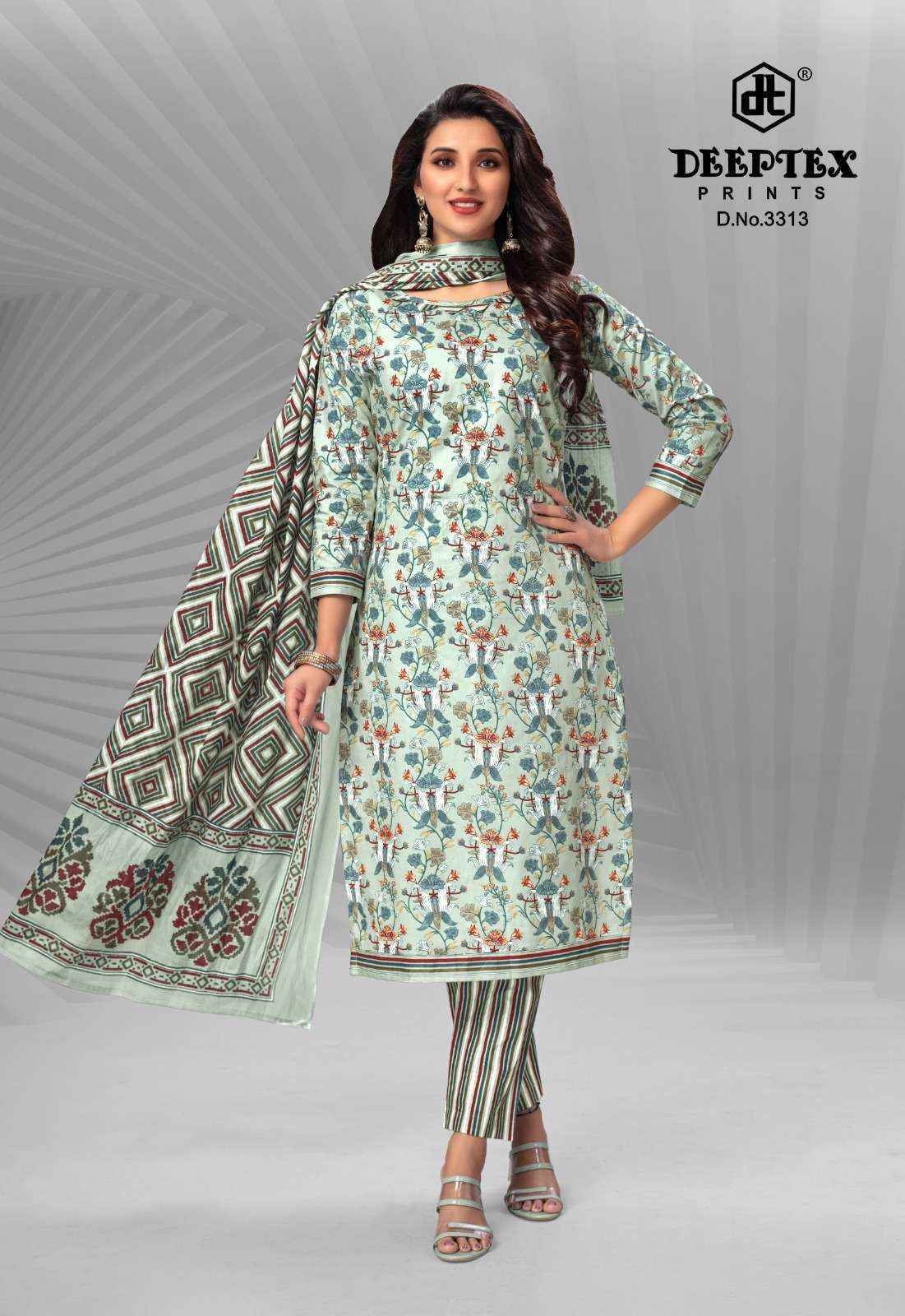 DEEPTEX PRINTS CHIEF GUEST VOL 33 PURE COTTON SALWAR KAMEEZ ( 15 PCS CATALOG )