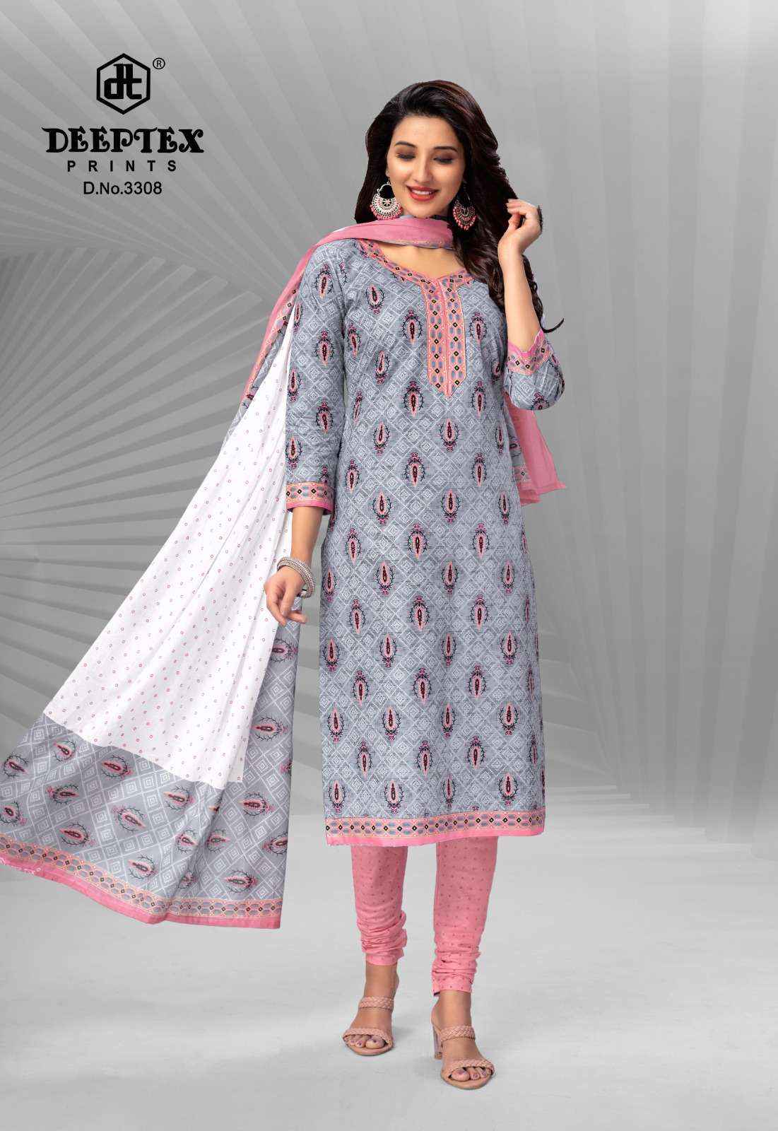 DEEPTEX PRINTS CHIEF GUEST VOL 33 PURE COTTON SALWAR KAMEEZ ( 15 PCS CATALOG )