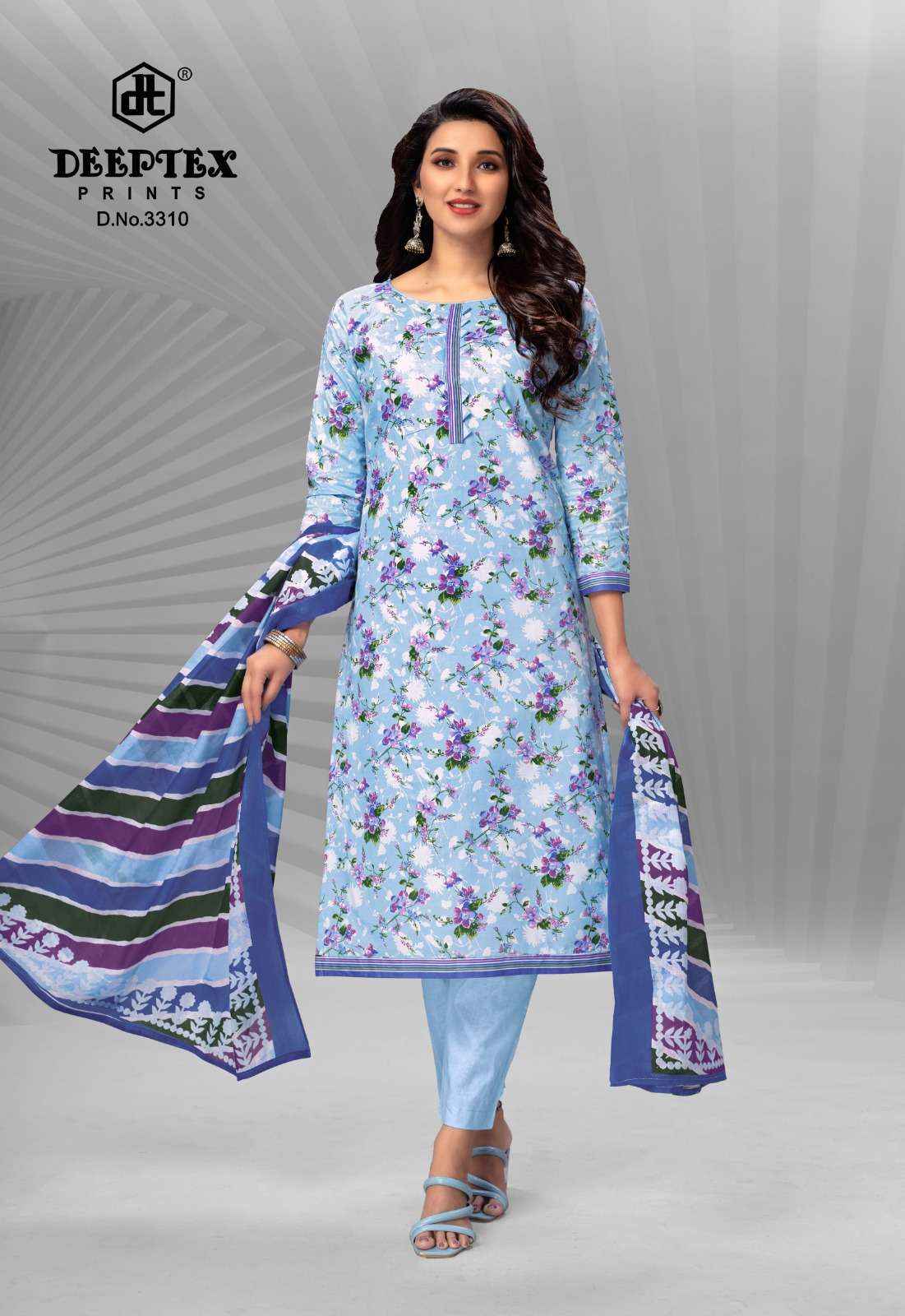 DEEPTEX PRINTS CHIEF GUEST VOL 33 PURE COTTON SALWAR KAMEEZ ( 15 PCS CATALOG )