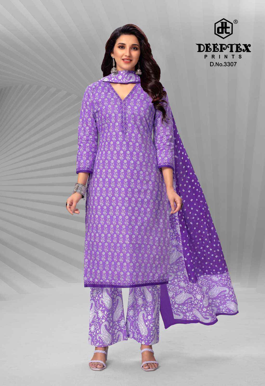 DEEPTEX PRINTS CHIEF GUEST VOL 33 PURE COTTON SALWAR KAMEEZ ( 15 PCS CATALOG )