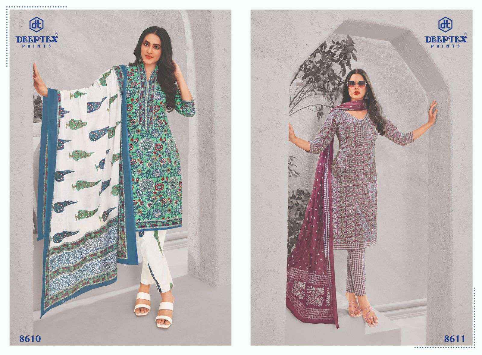 DEEPTEX PRINTS MISS INDIA VOL 86 COTTON DRESS MATERIAL ( 26 PCS CATALOG )