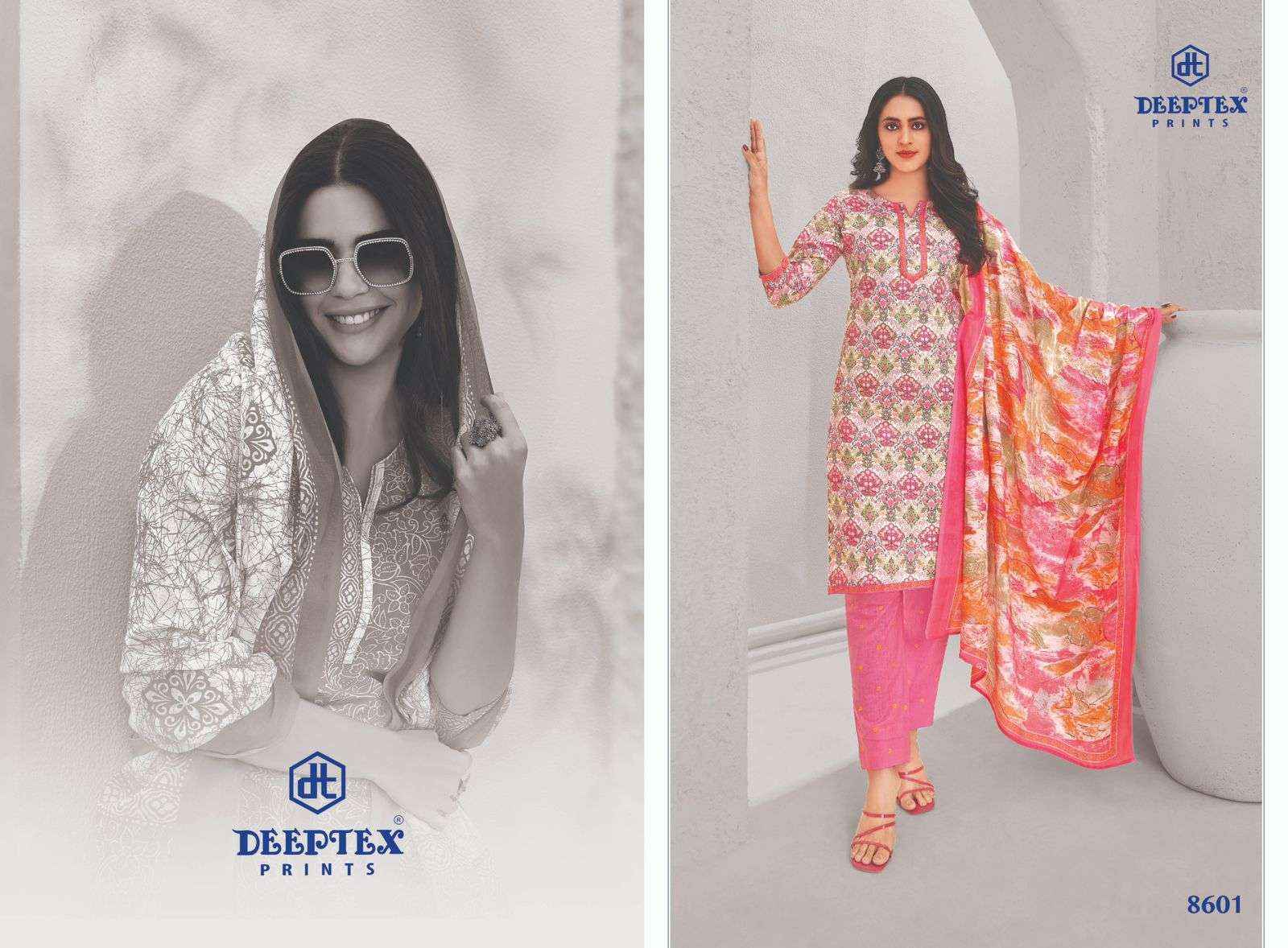 DEEPTEX PRINTS MISS INDIA VOL 86 COTTON DRESS MATERIAL ( 26 PCS CATALOG )