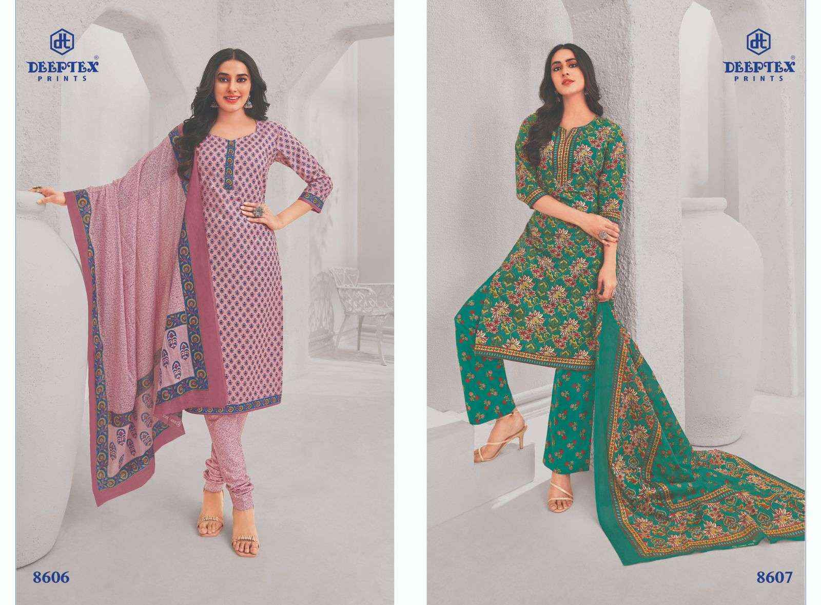 DEEPTEX PRINTS MISS INDIA VOL 86 COTTON DRESS MATERIAL ( 26 PCS CATALOG )