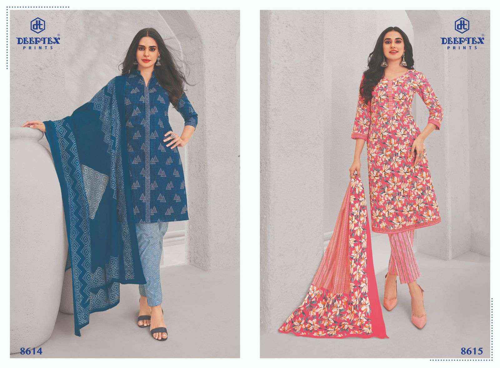 DEEPTEX PRINTS MISS INDIA VOL 86 COTTON DRESS MATERIAL ( 26 PCS CATALOG )