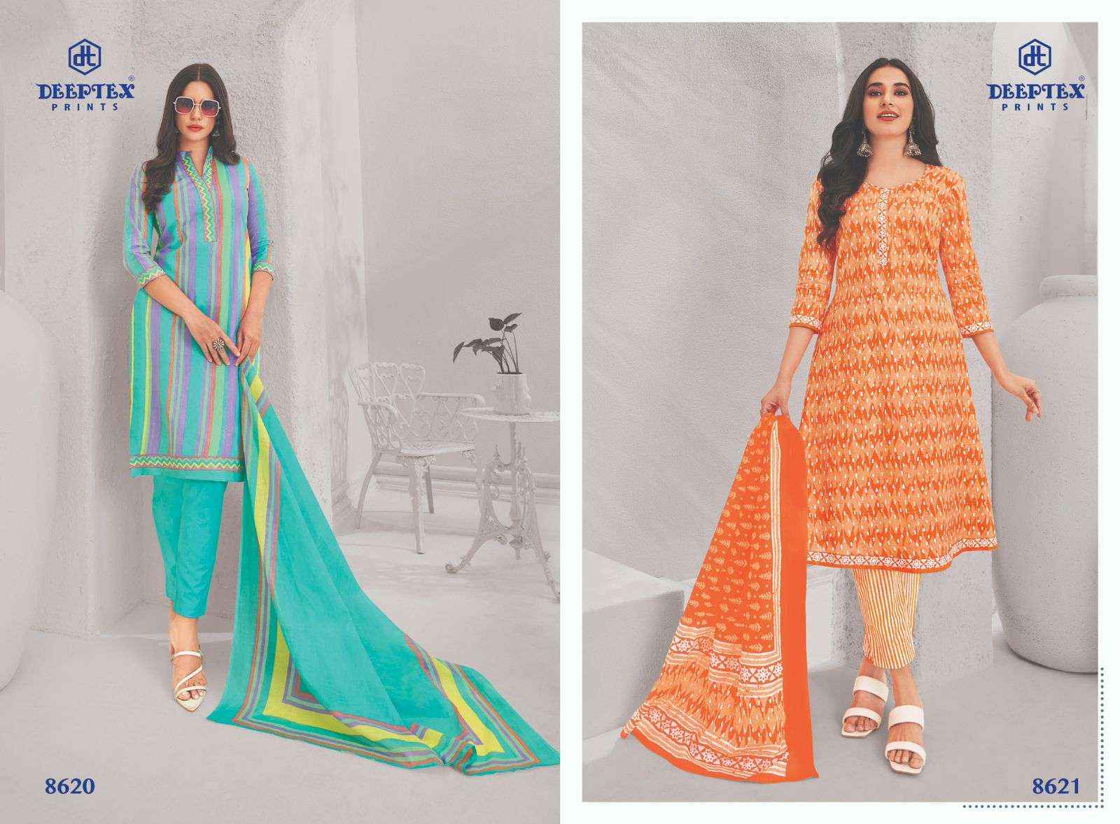 DEEPTEX PRINTS MISS INDIA VOL 86 COTTON DRESS MATERIAL ( 26 PCS CATALOG )