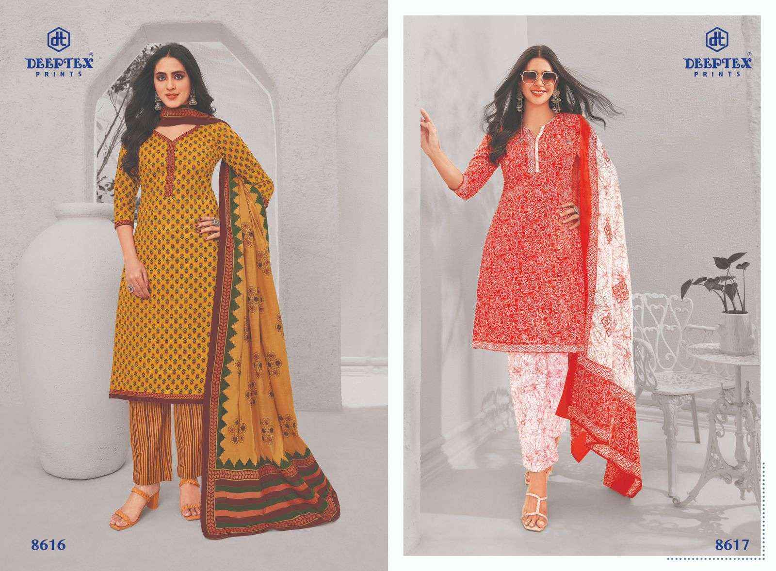 DEEPTEX PRINTS MISS INDIA VOL 86 COTTON DRESS MATERIAL ( 26 PCS CATALOG )