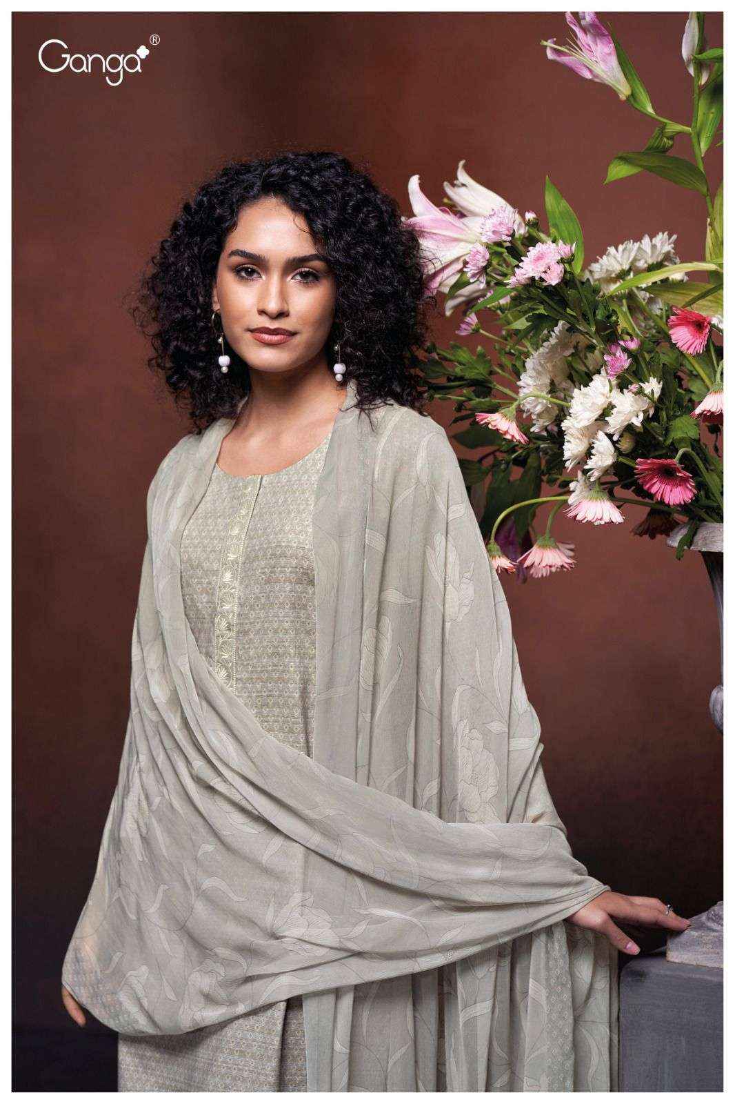 Ganga Fashion Devanshi 2745 Exclusive Woven Cotton Ganga Suit Exporters ( 4 PCS CATALOG )