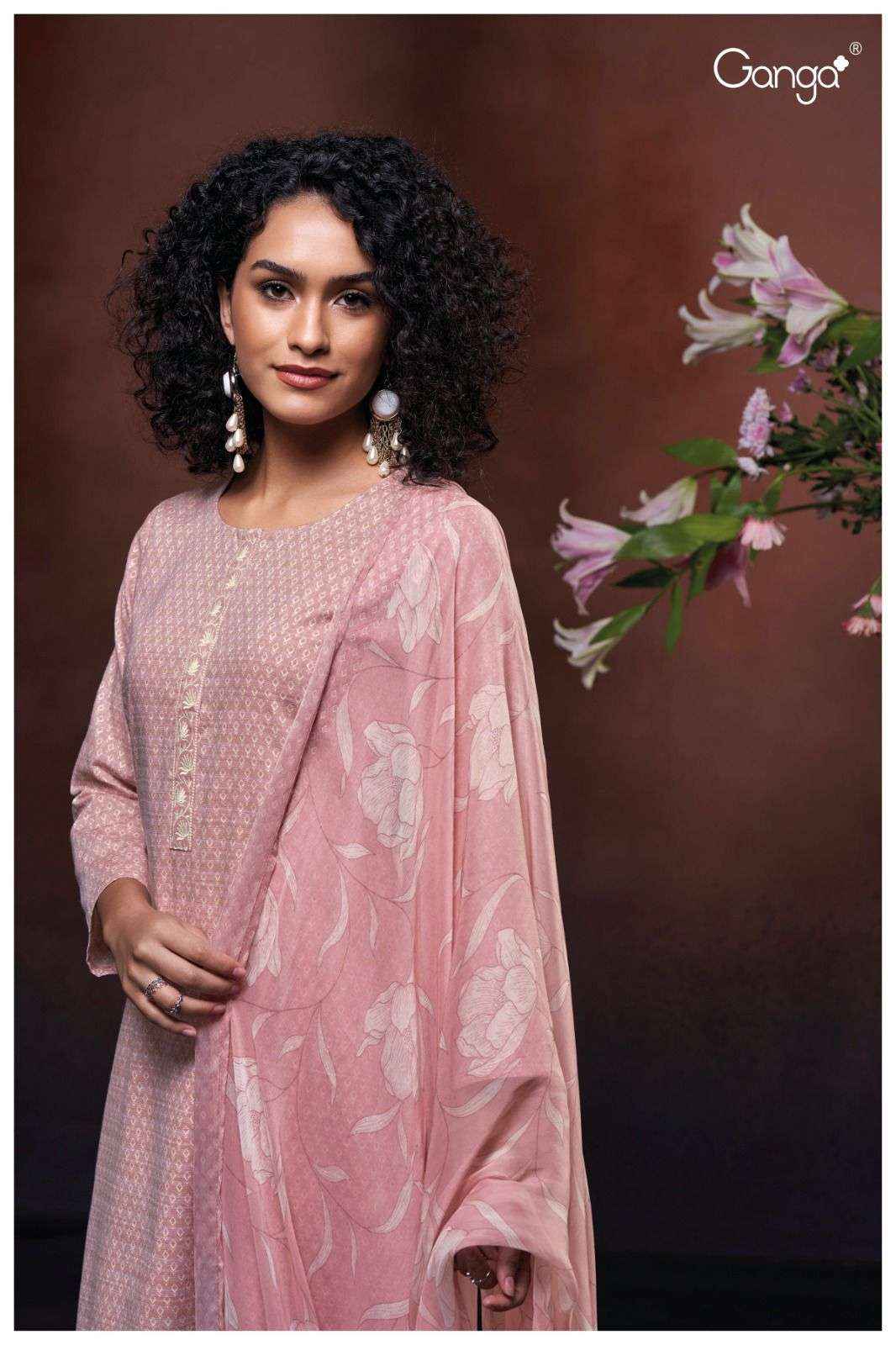 Ganga Fashion Devanshi 2745 Exclusive Woven Cotton Ganga Suit Exporters ( 4 PCS CATALOG )