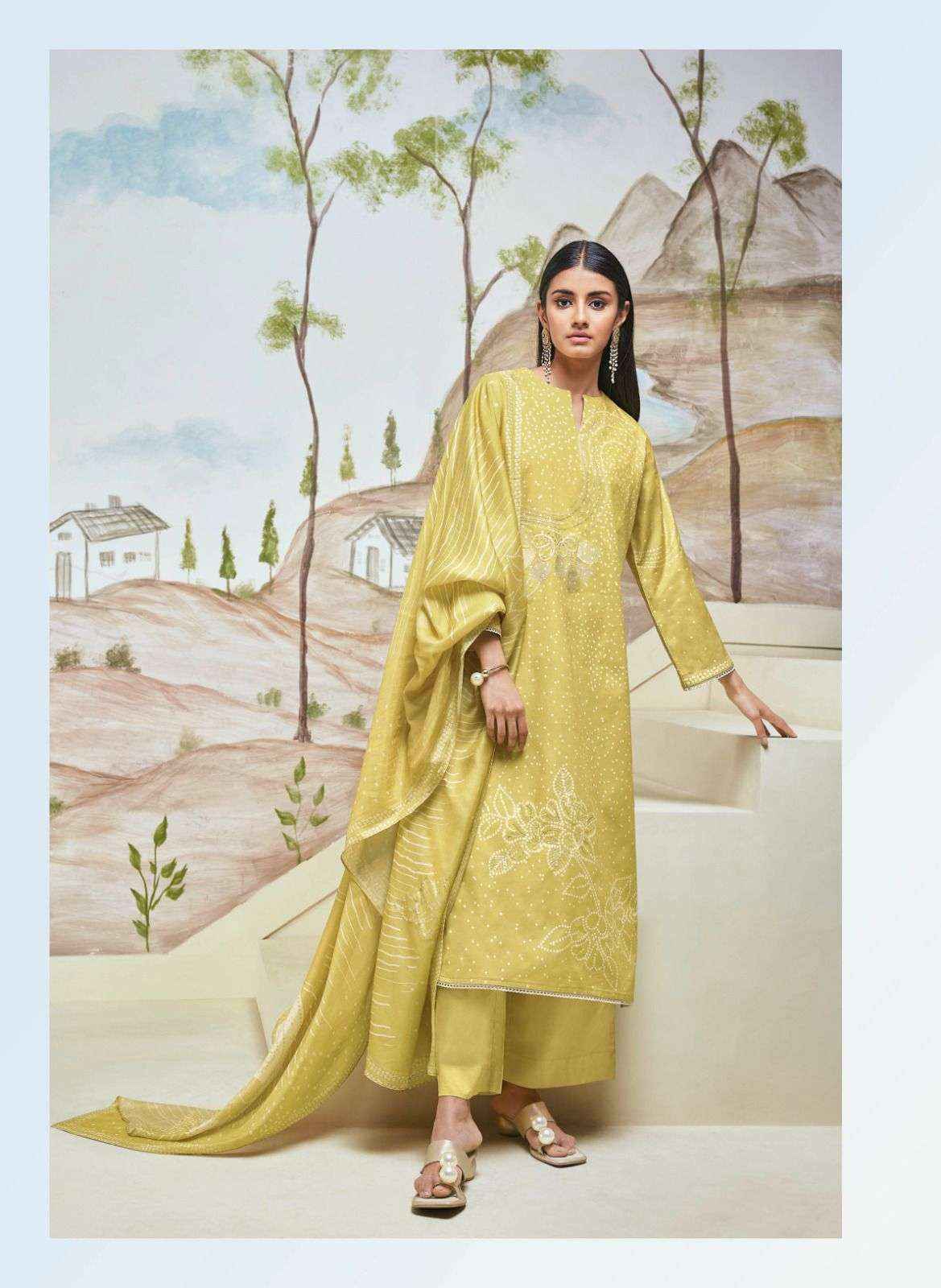 Ganga Fashion Hiba Exclusive Premium Cotton Ladies Suit Catalog Dealer (6 PCS CATALOG )