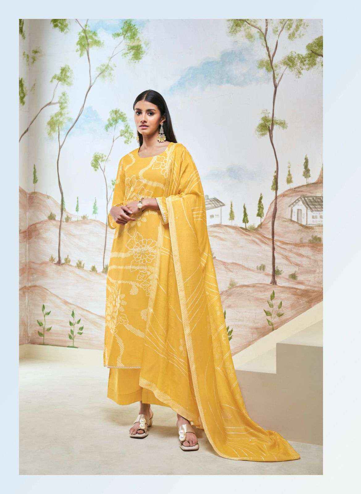 Ganga Fashion Hiba Exclusive Premium Cotton Ladies Suit Catalog Dealer (6 PCS CATALOG )