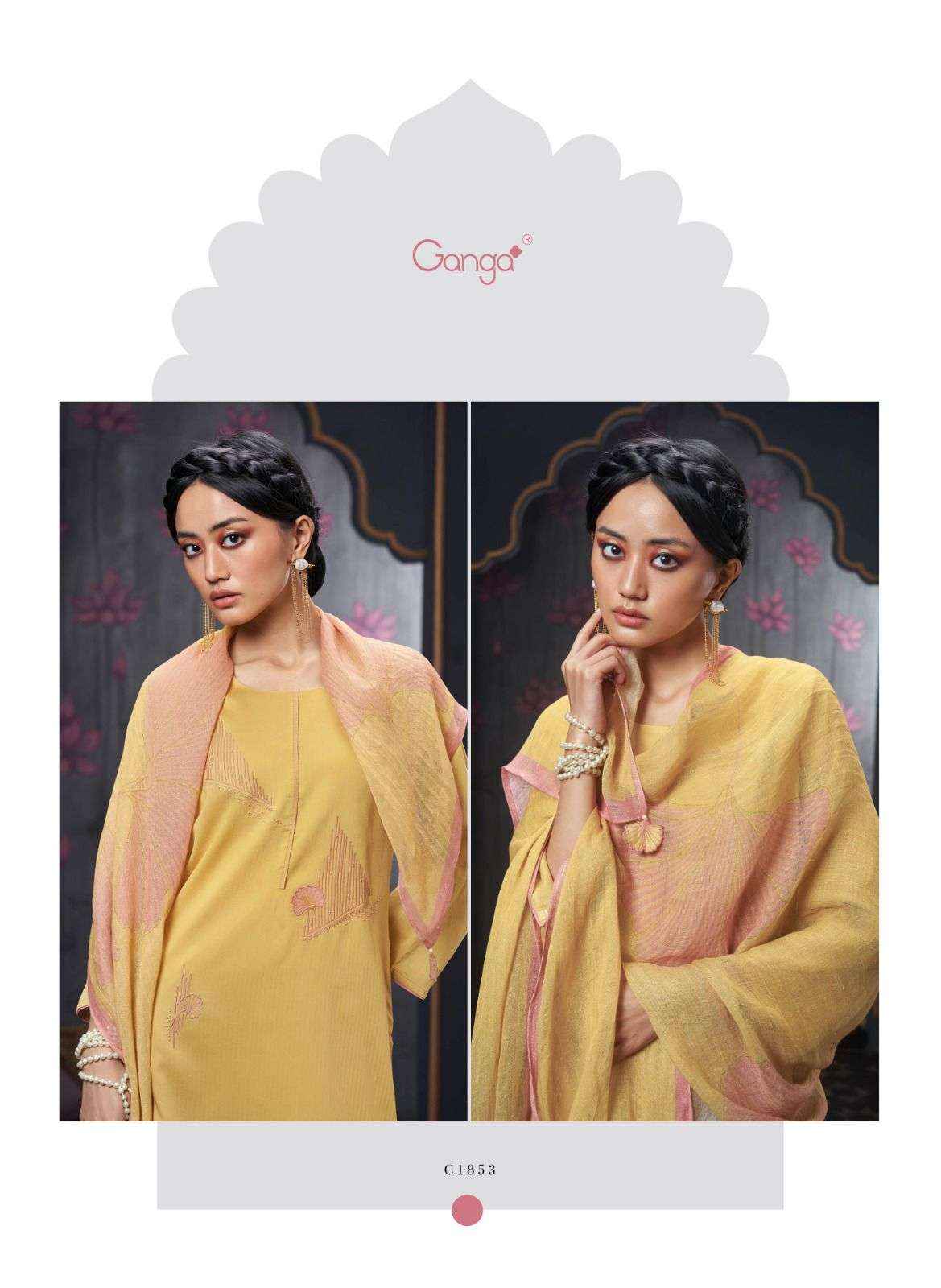 Ganga Fashion Nadine Latest Designs Cotton Ganga Suit Suppliers ( 6 pcs catalog )