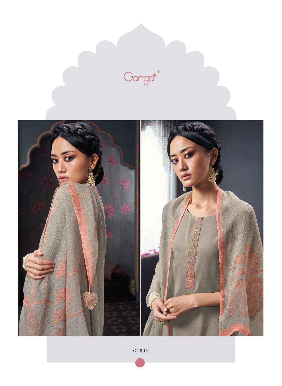 Ganga Fashion Nadine Latest Designs Cotton Ganga Suit Suppliers ( 6 pcs catalog )