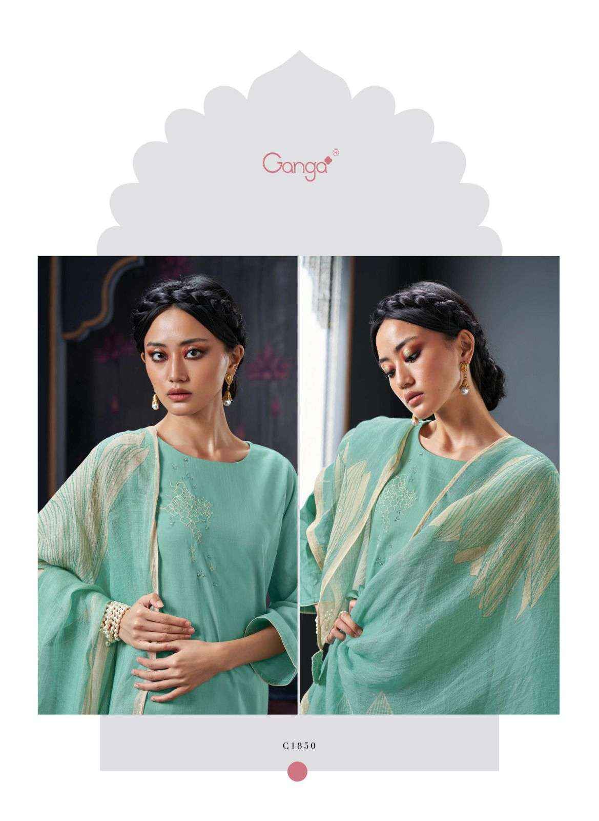 Ganga Fashion Nadine Latest Designs Cotton Ganga Suit Suppliers ( 6 pcs catalog )