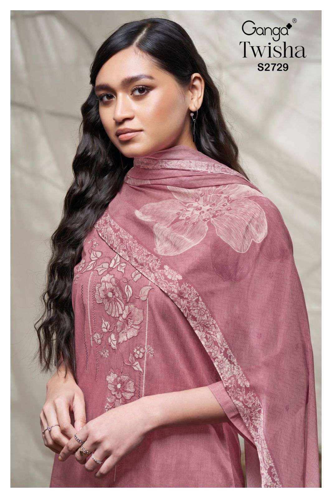 Ganga Fashion Twisha 2729 Exclusive Cotton Salwar Suit Catalog Wholesale