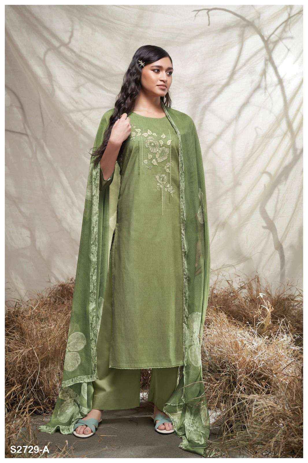 Ganga Fashion Twisha 2729 Exclusive Cotton Salwar Suit Catalog Wholesale