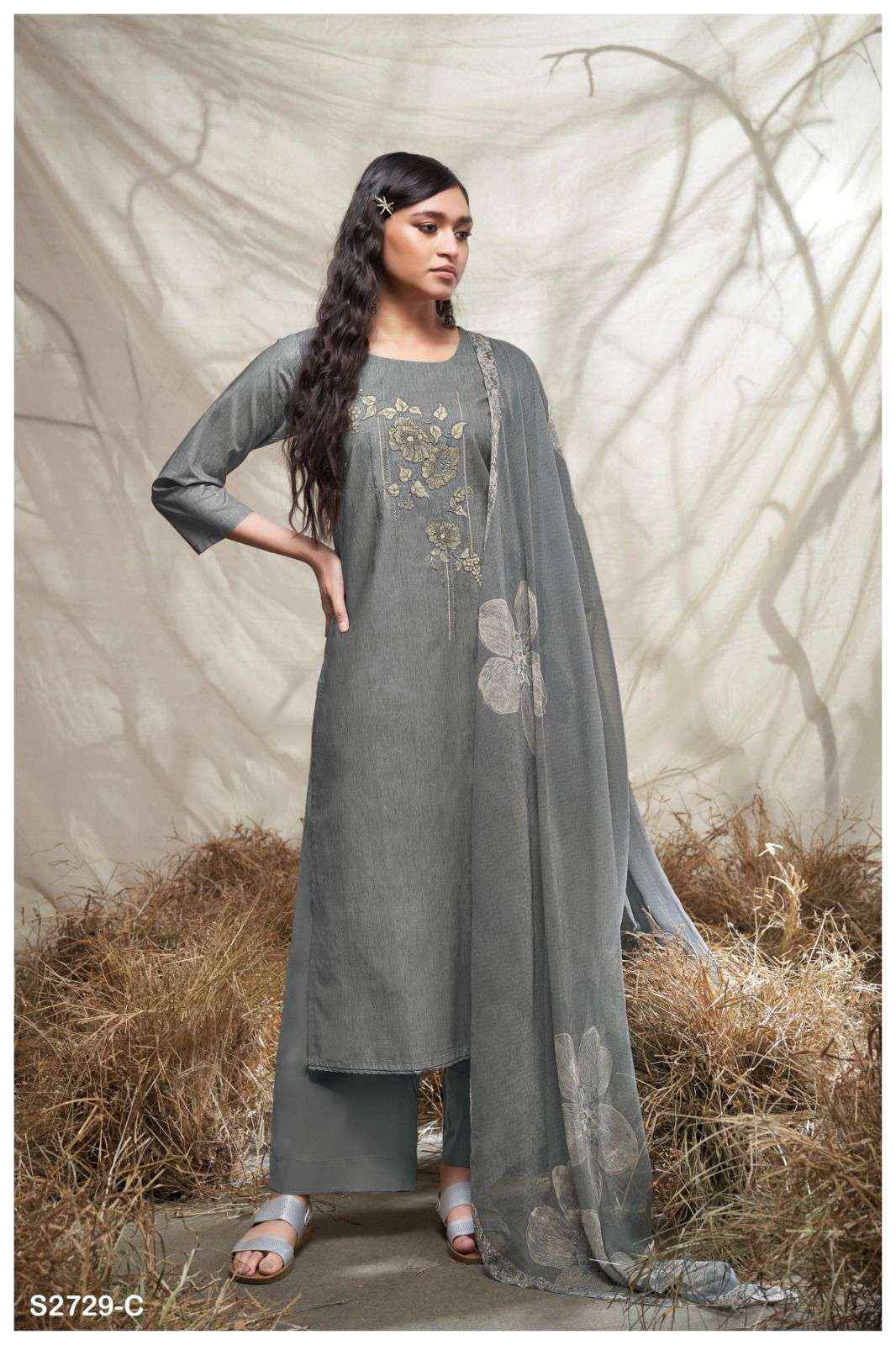 Ganga Fashion Twisha 2729 Exclusive Cotton Salwar Suit Catalog Wholesale