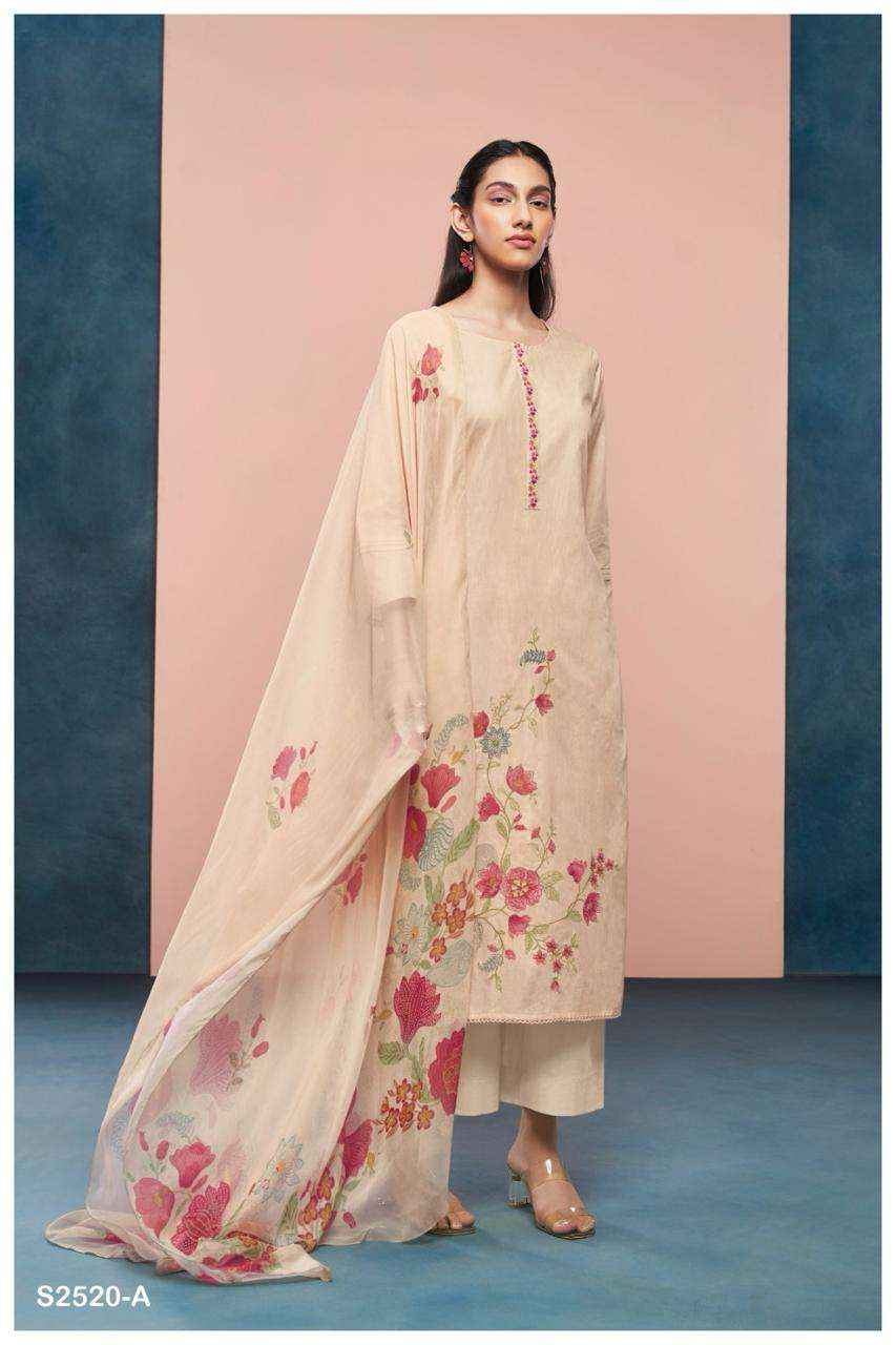 Ganga Havishaa 2520 Fancy Cotton Suit Catalog Wholesale Price ( 4 pcs catalog )