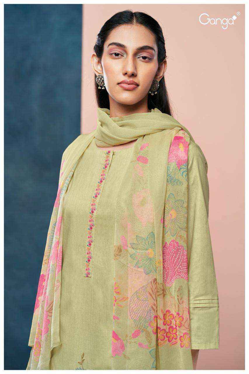 Ganga Havishaa 2520 Fancy Cotton Suit Catalog Wholesale Price ( 4 pcs catalog )