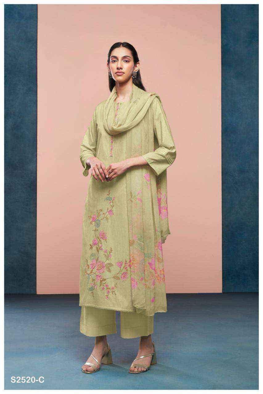 Ganga Havishaa 2520 Fancy Cotton Suit Catalog Wholesale Price ( 4 pcs catalog )