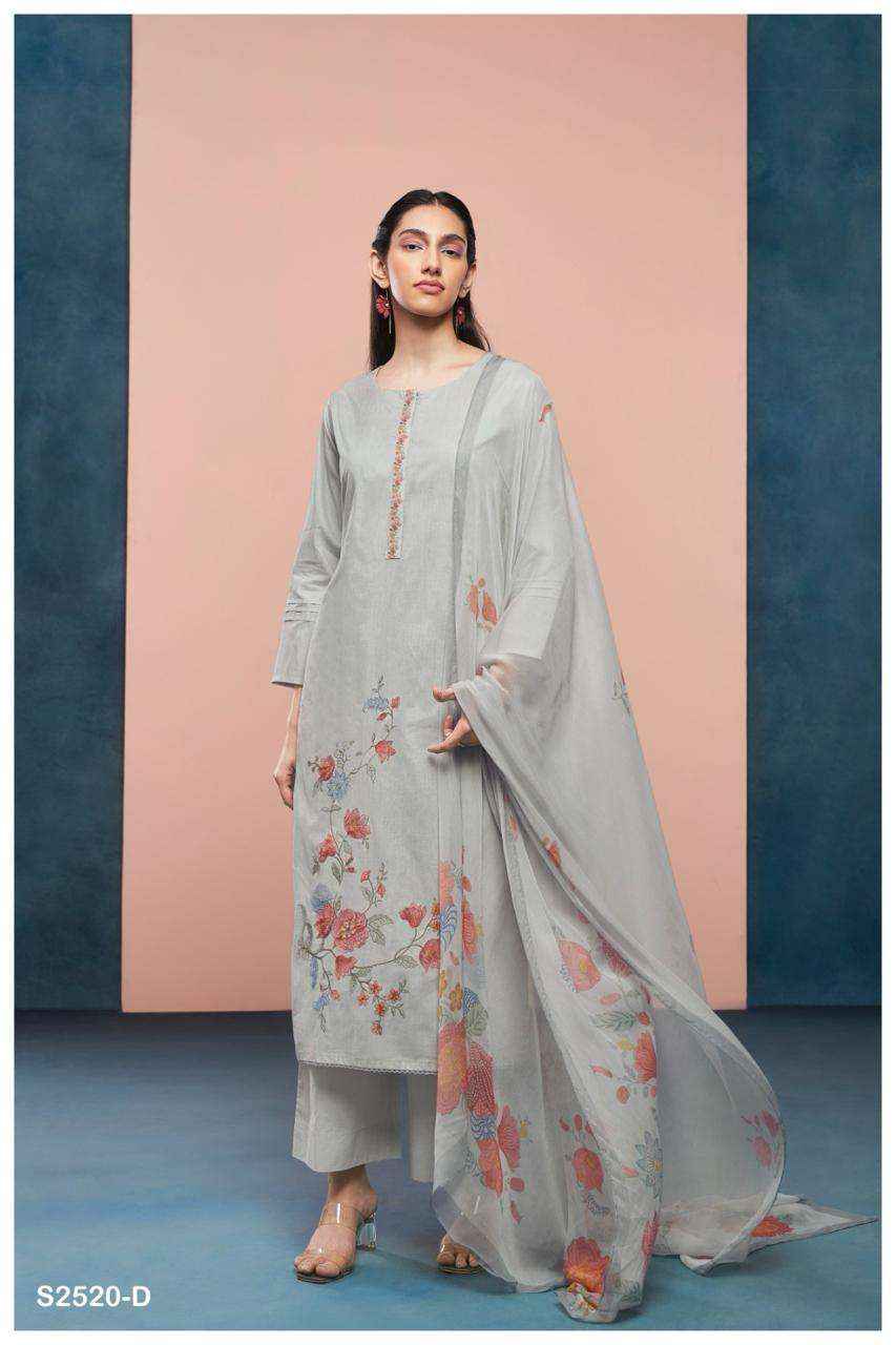 Ganga Havishaa 2520 Fancy Cotton Suit Catalog Wholesale Price ( 4 pcs catalog )