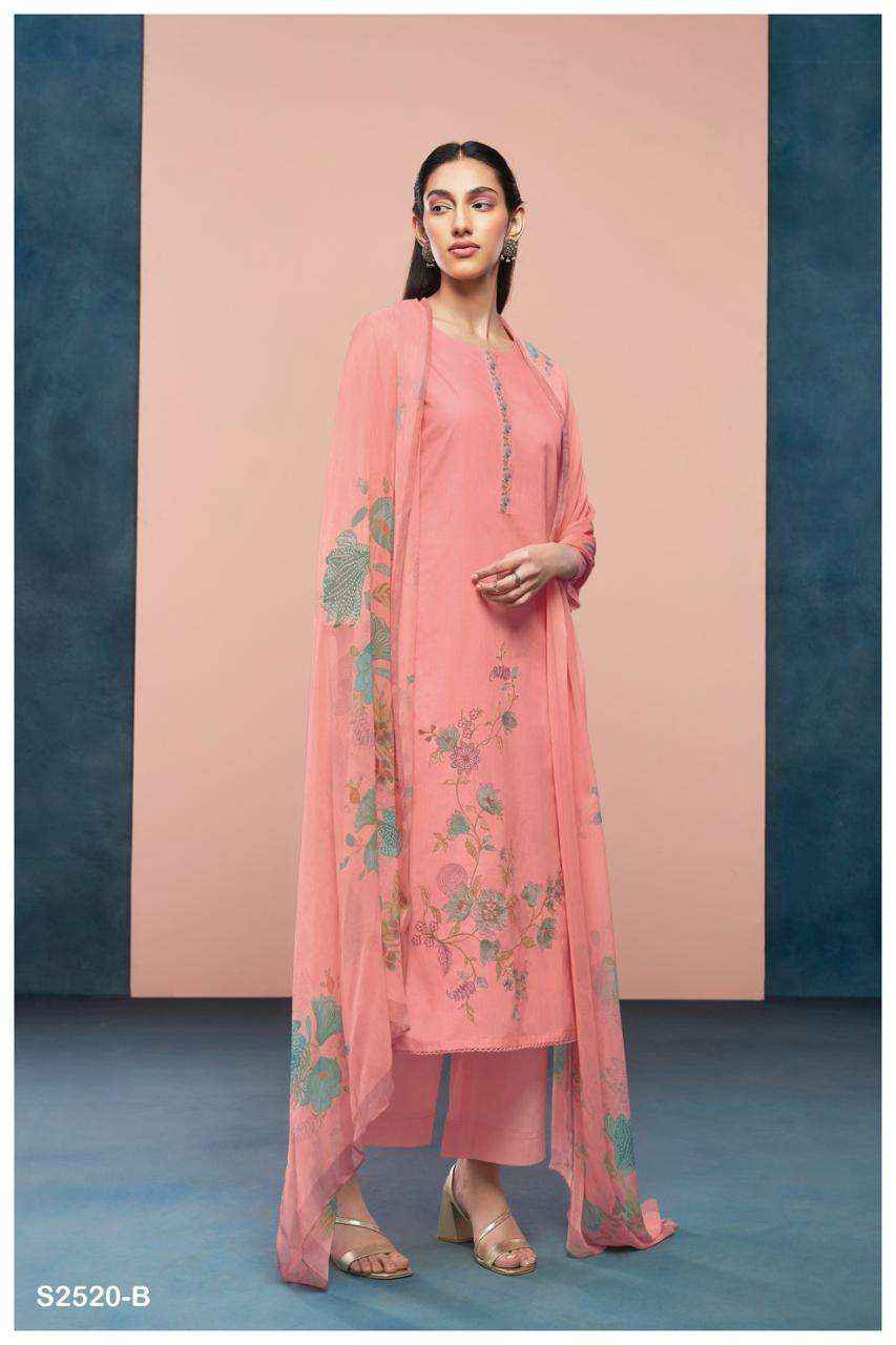 Ganga Havishaa 2520 Fancy Cotton Suit Catalog Wholesale Price ( 4 pcs catalog )