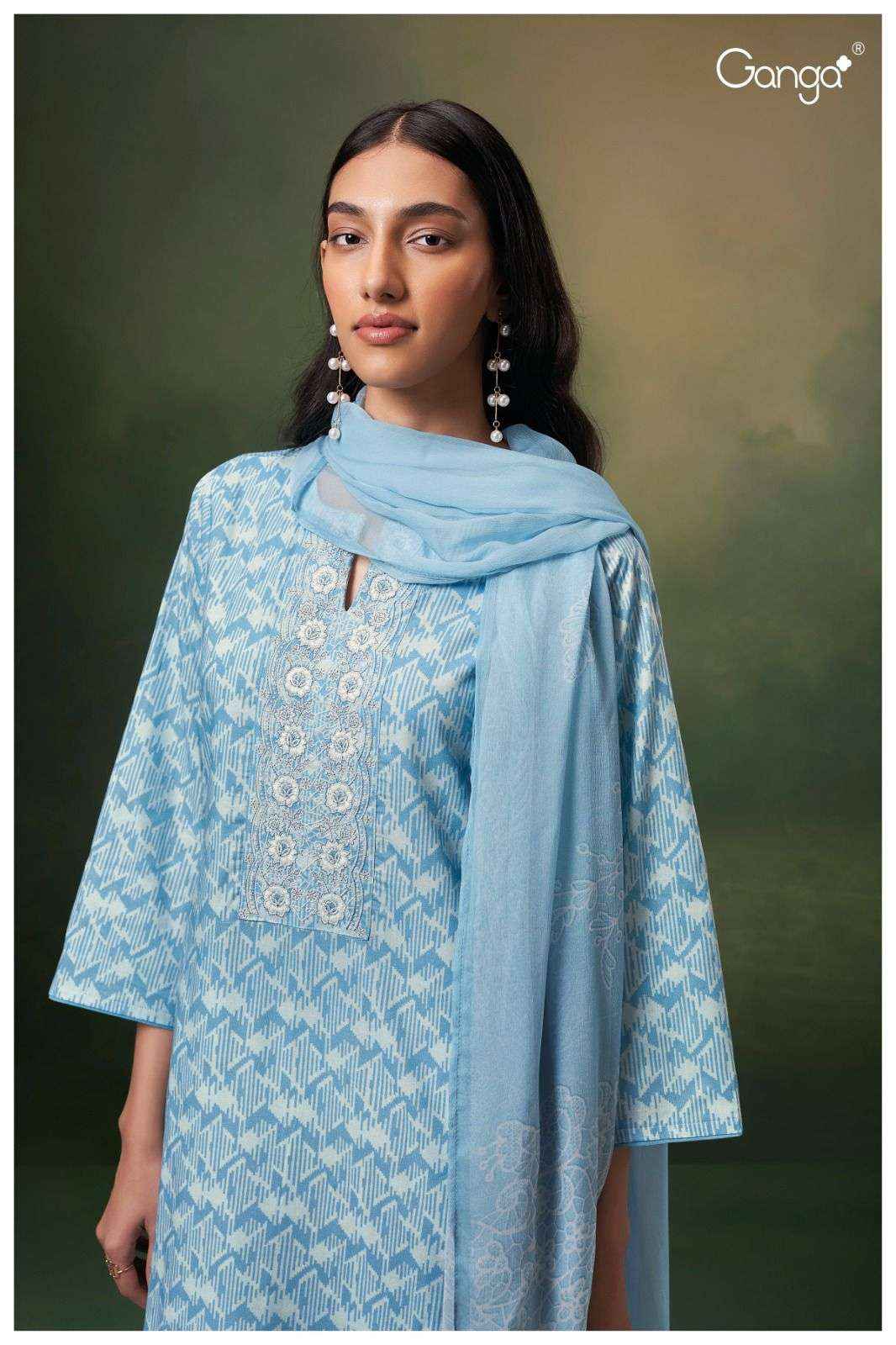 Ganga Joslyn 2389 Printed Premium Cotton Suit Catalog Suppliers ( 4 pcs catalog )