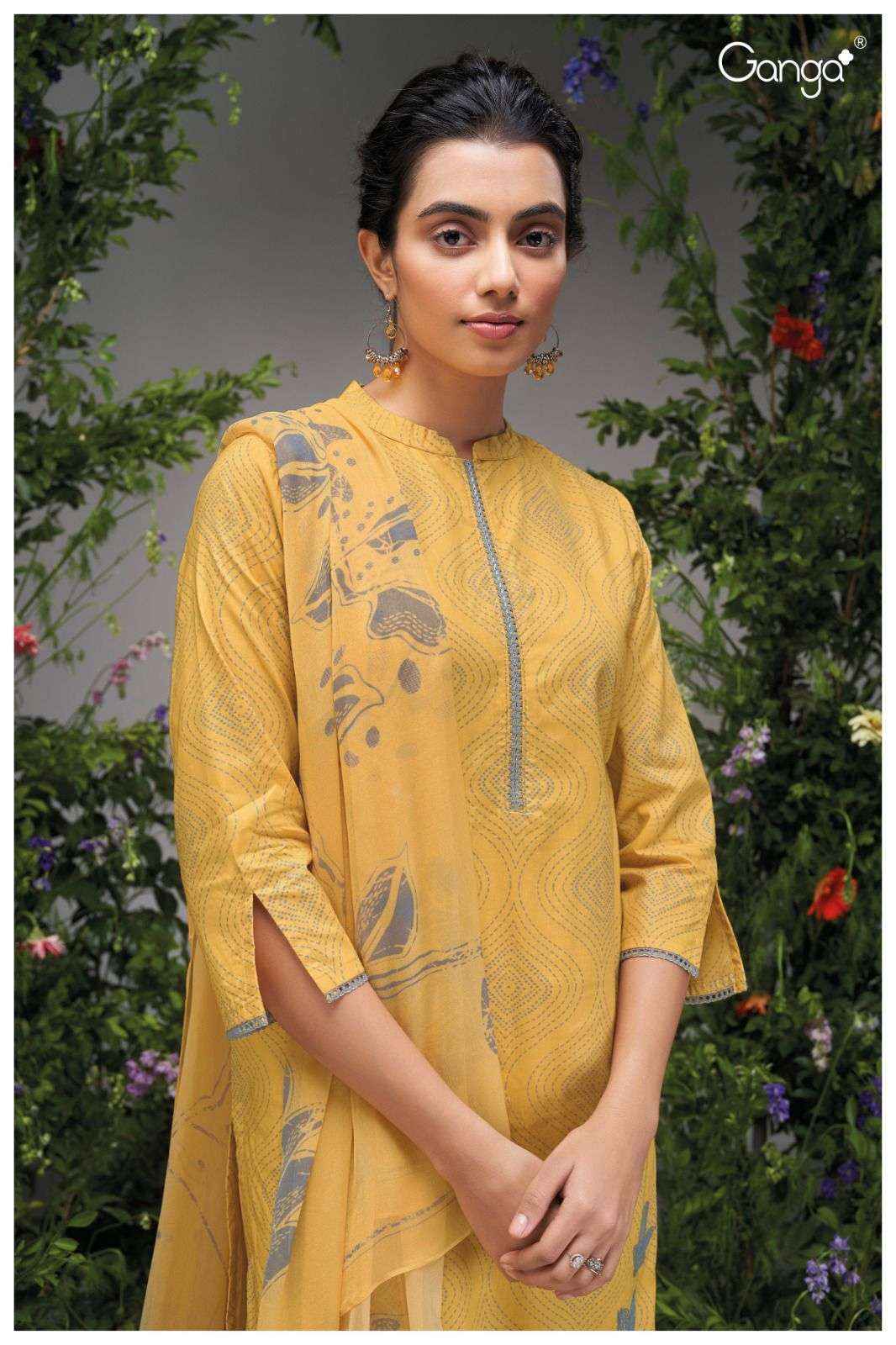 Ganga Shan 2422 Premium Cotton Ladies Salwar Suit Summer Collection ( 4 PCS CATALOG )