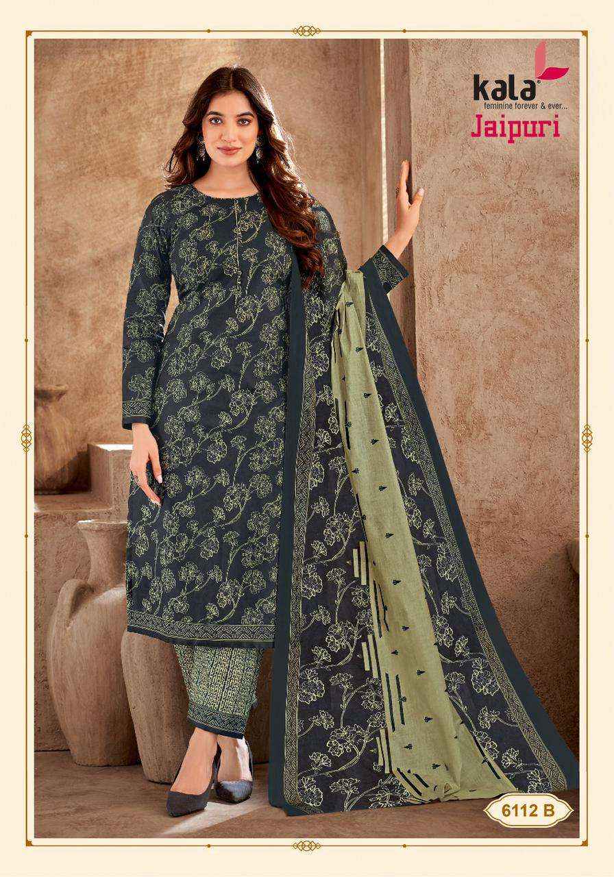 KALA FASHION JAIPURI VOL 5 COTTON PRINT SALWAR SUIT ( 12 PCS CATALOG )